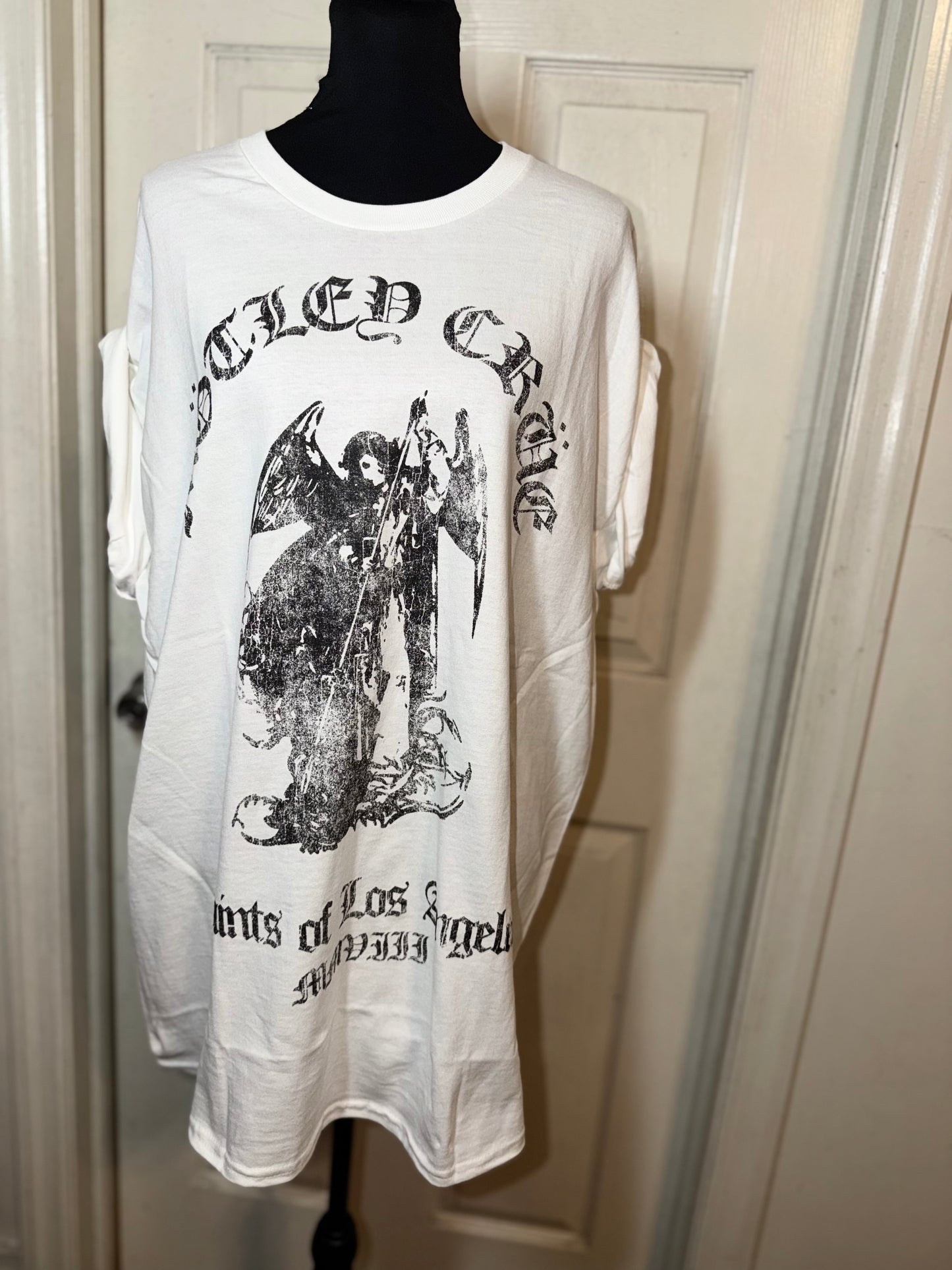 Motley Crue Oversized Distressed Tee