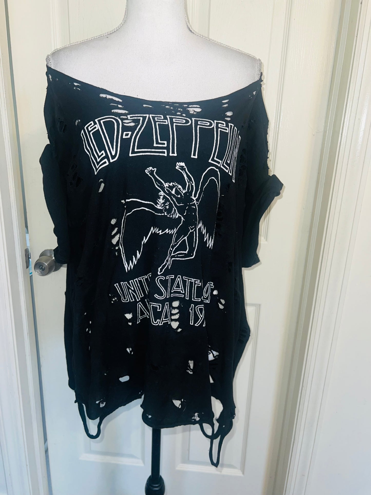 Led Zeppelin OFTS Oversized Distressed Tee (as is)