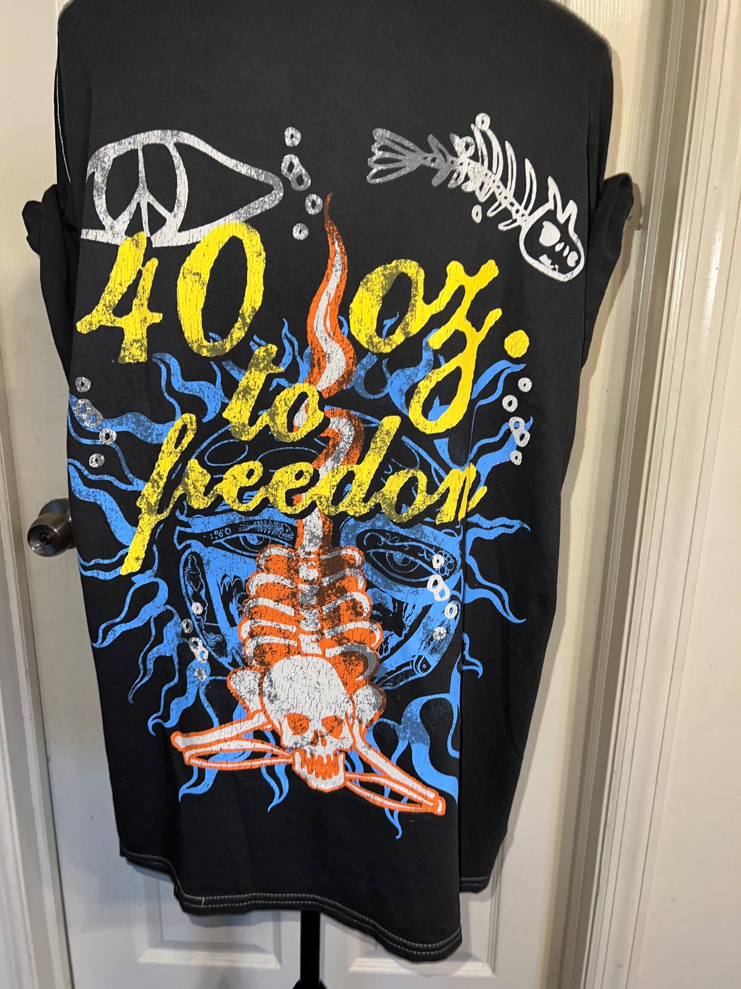 Sublime Double Sided Oversized Distressed Tee