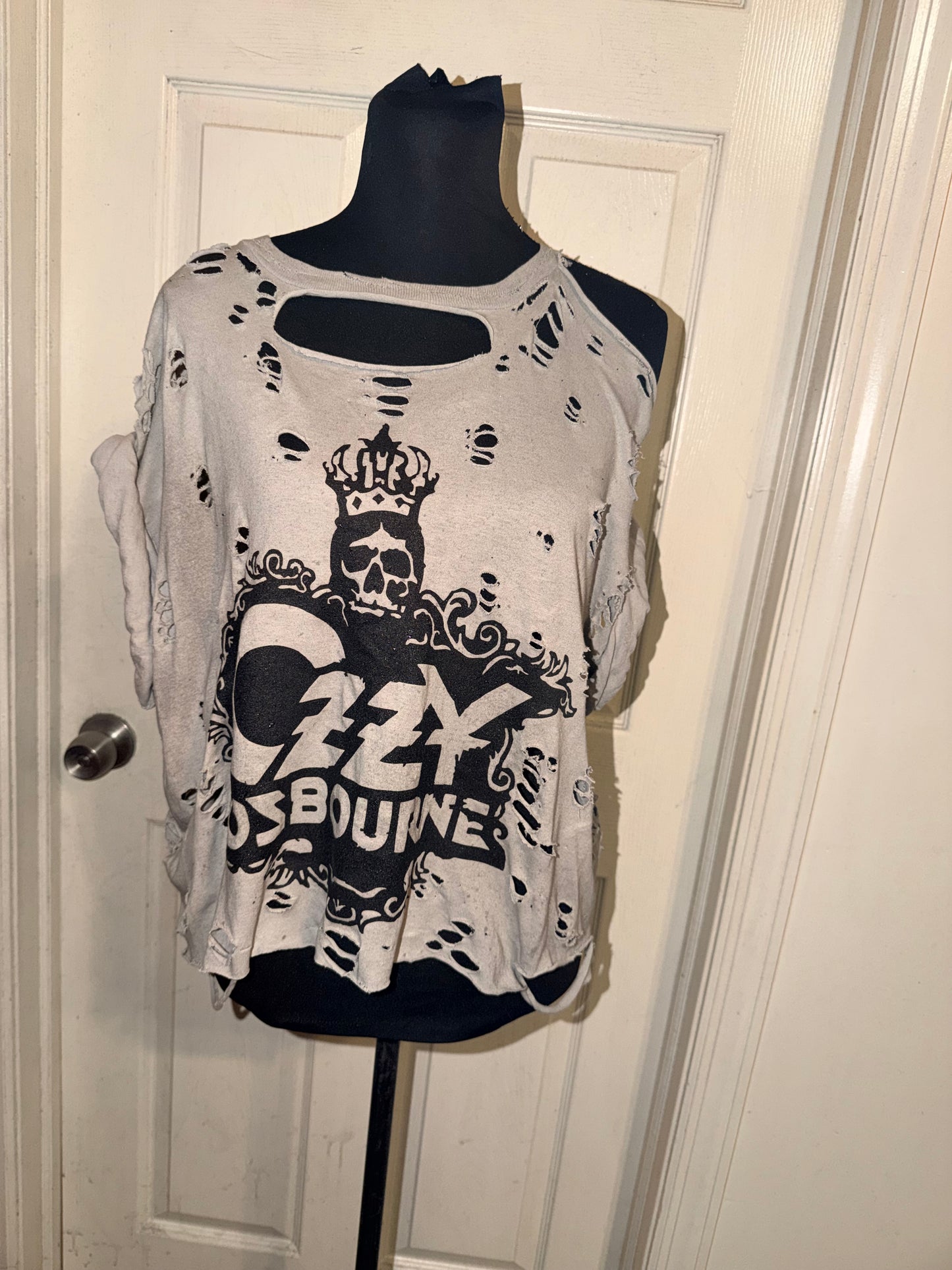 Ozzy Osbourne Oversized Distressed Tee (As Is)