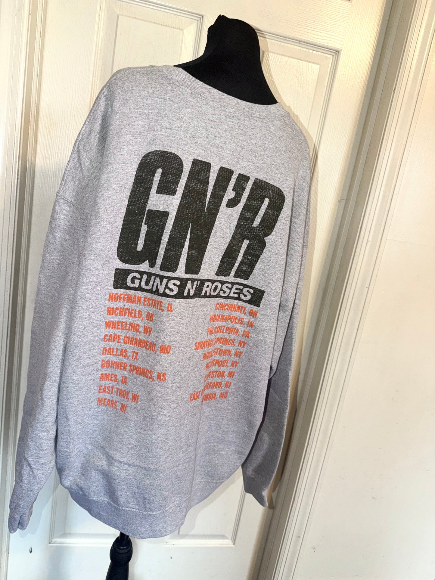 Guns N’ Roses Double Sided Oversized Sweatshirt