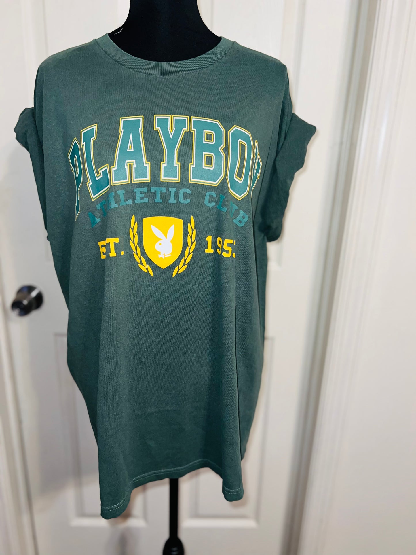 Playboy Oversized Distressed Tee