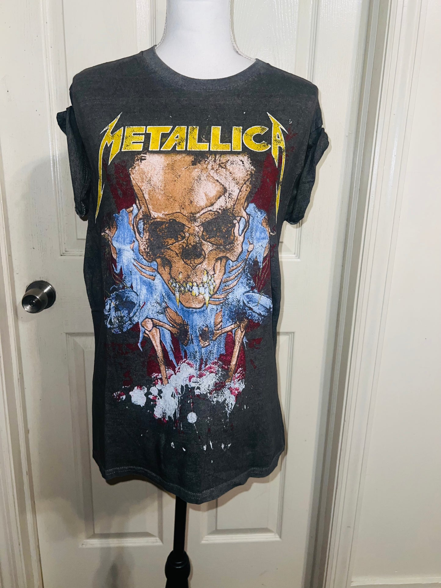 Metallica Oversized Distressed Tee