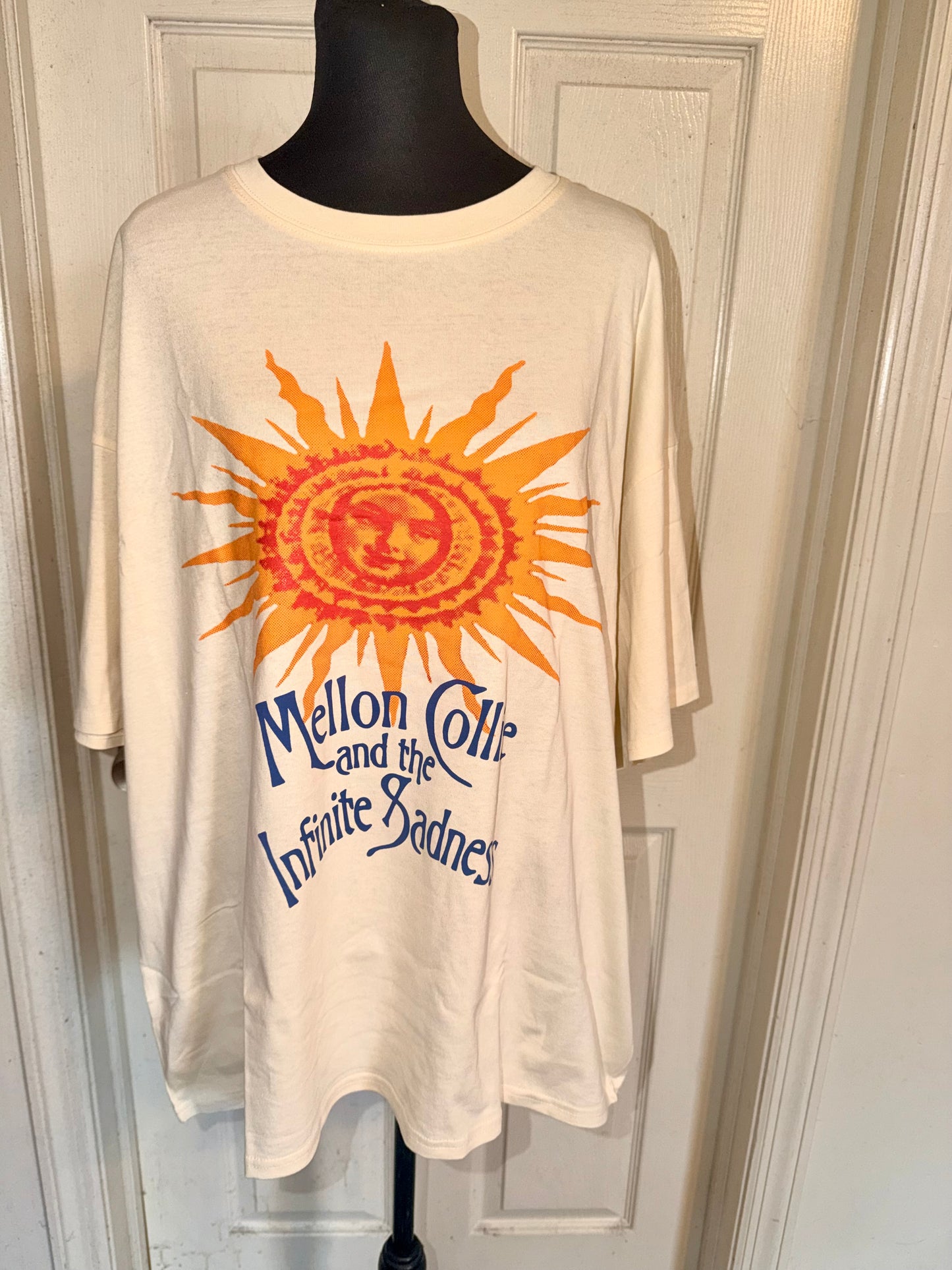 The Smashing Pumpkins Oversized Distressed Tee
