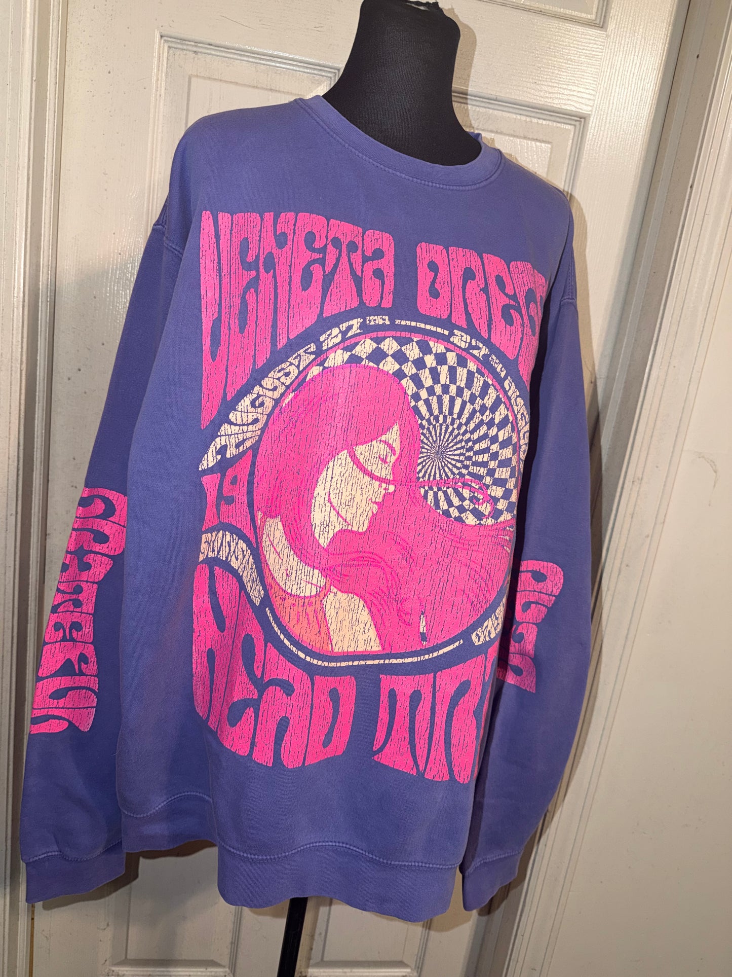 Grateful Dead Oversized Distressed Sweatshirt