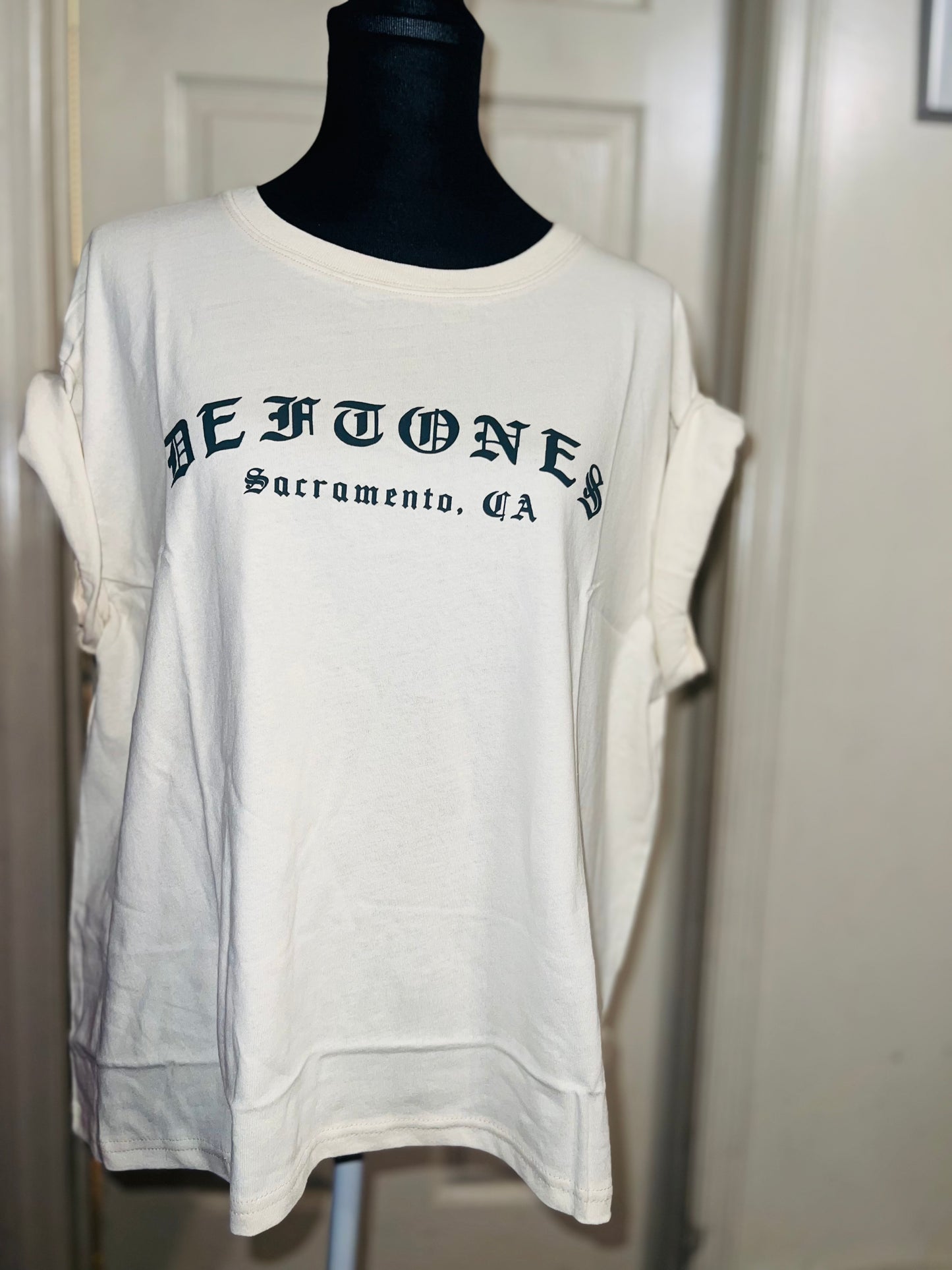 Deftones Oversized Distressed Tee