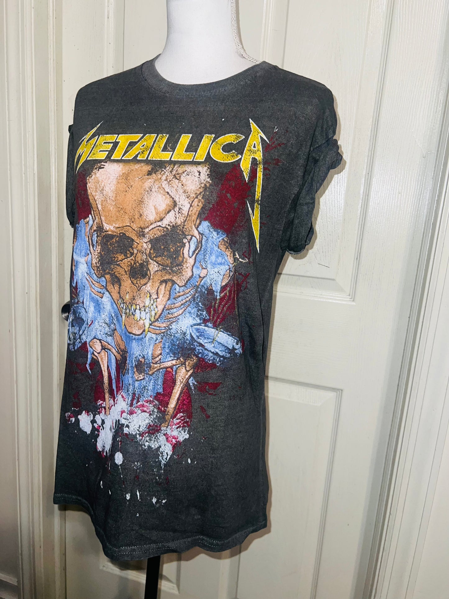 Metallica Oversized Distressed Tee