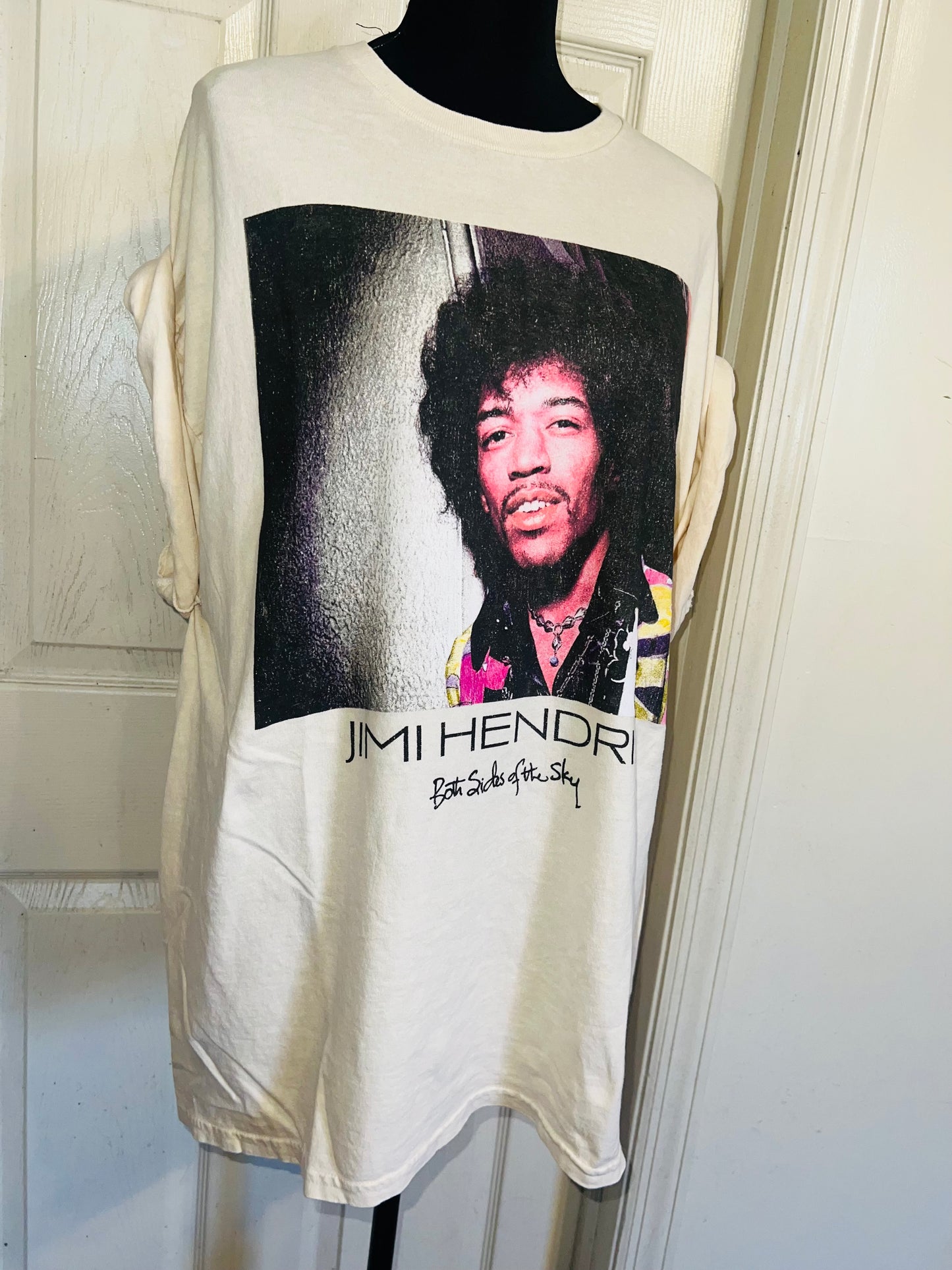 Jimi Hendrix Oversized Distressed Tee