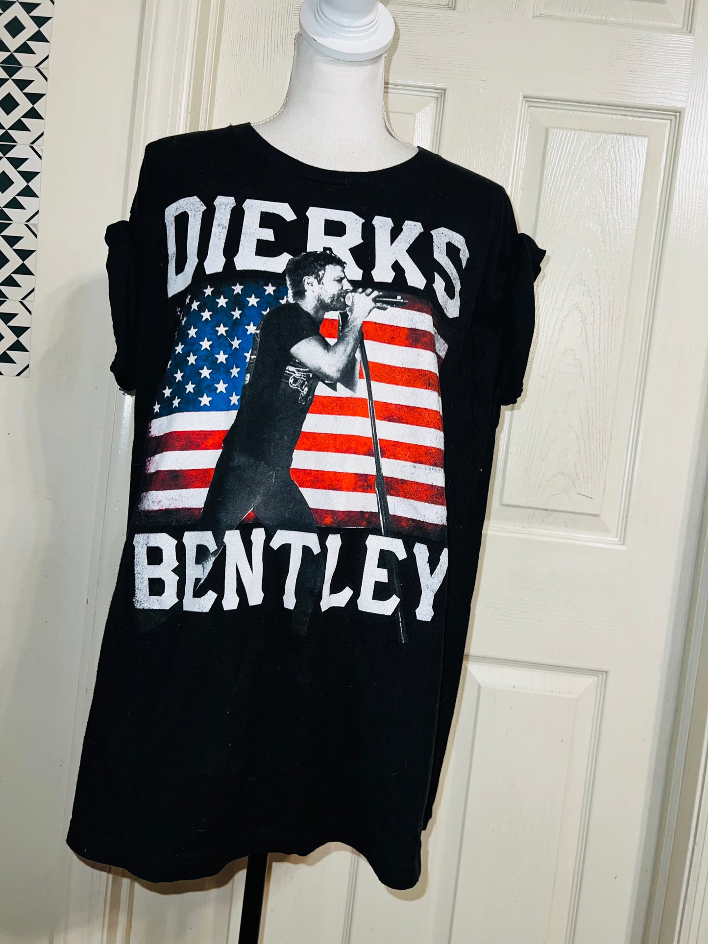 Dirks Bentley 2015 Double Sided Distressed Tee