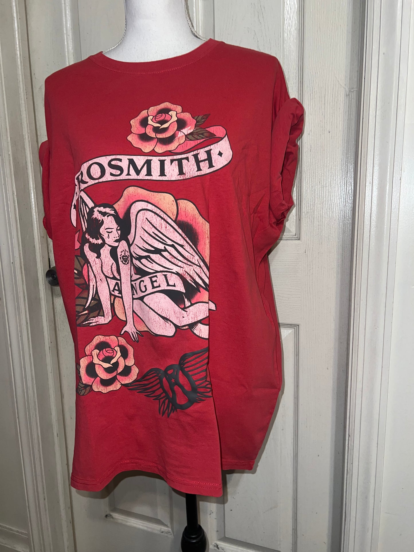 Aerosmith Oversized Distressed Tee