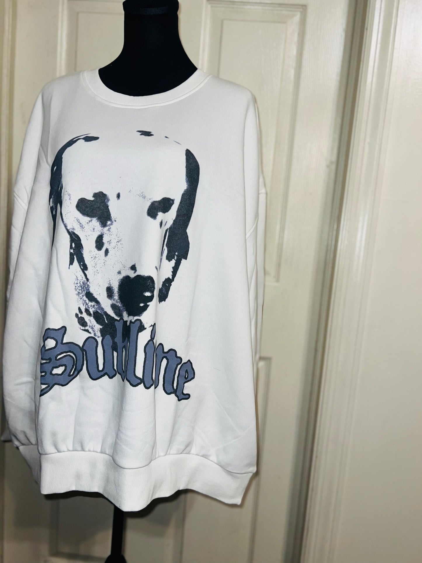 Sublime Oversized Distressed Sweatshirt