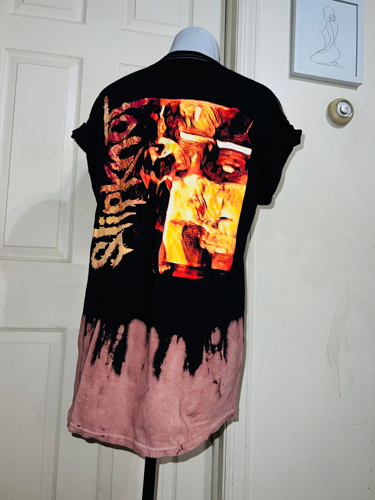 Slipknot Double Sided Oversized Distressed Tee