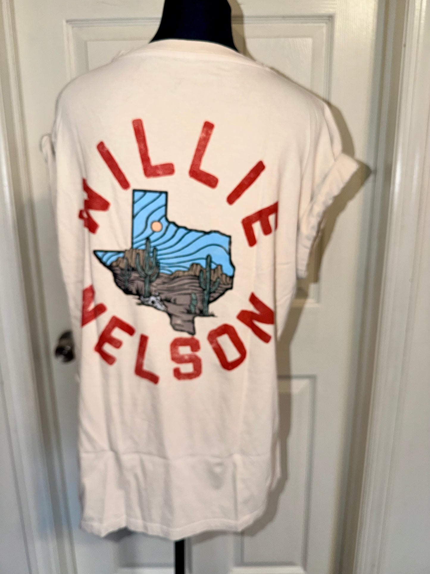 Willie Nelson Double Sided Tee