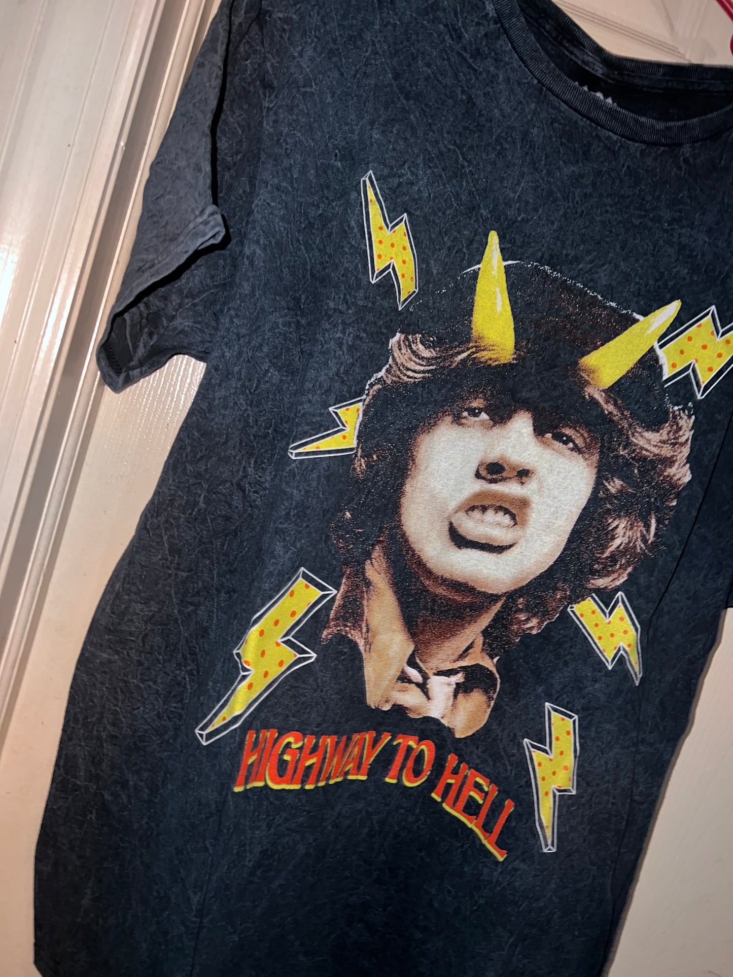 AC/DC Angus Young Highway to Hell Oversized Tee