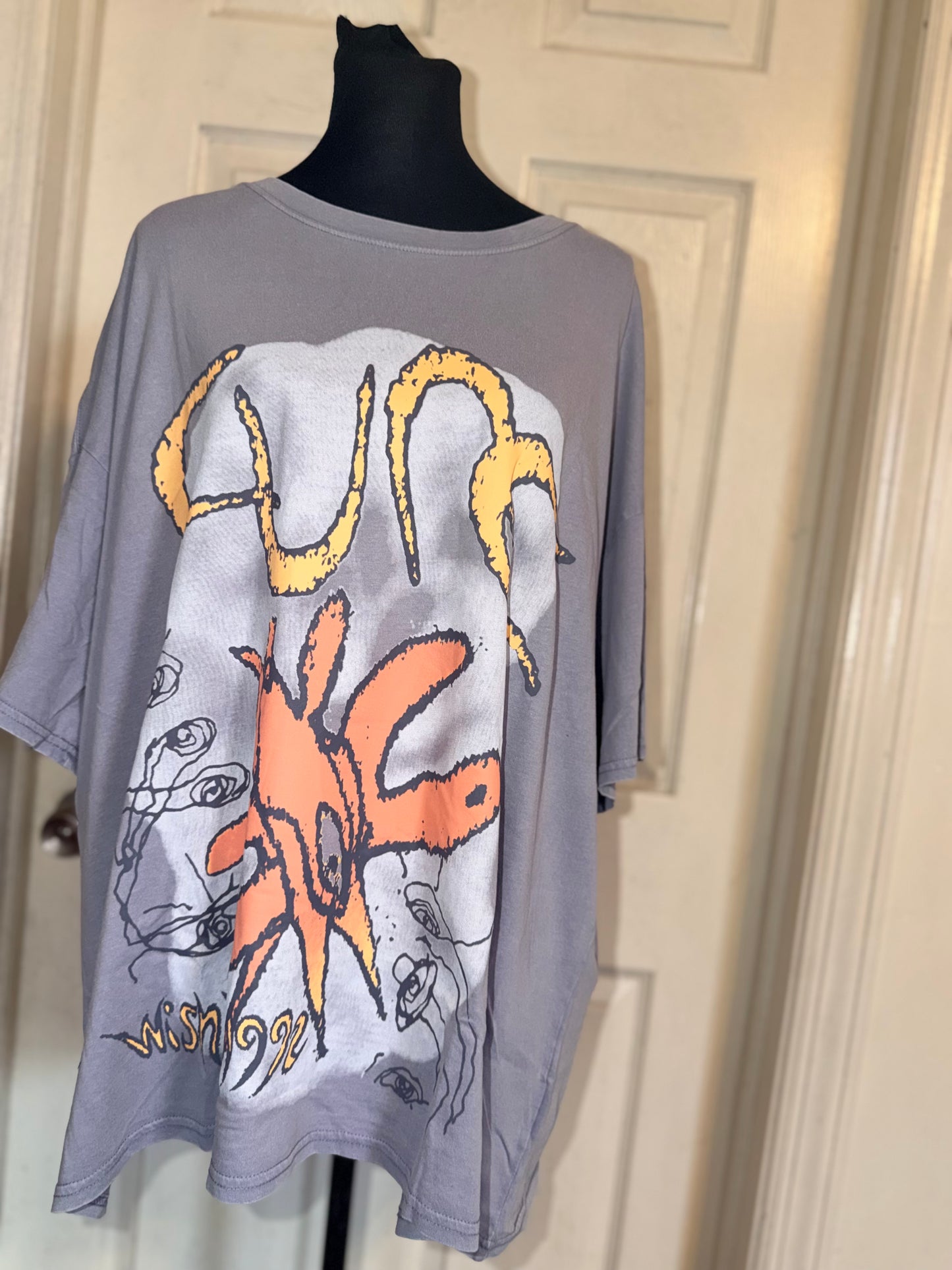 The Cure Oversized Distressed Tee
