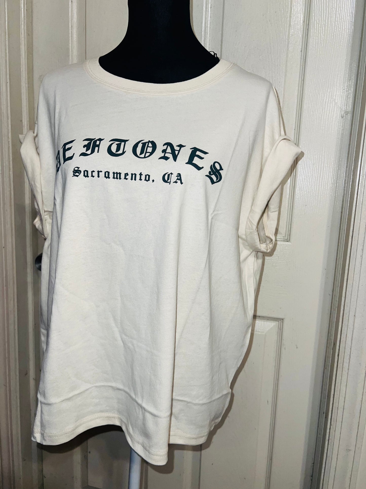 Deftones Oversized Distressed Tee