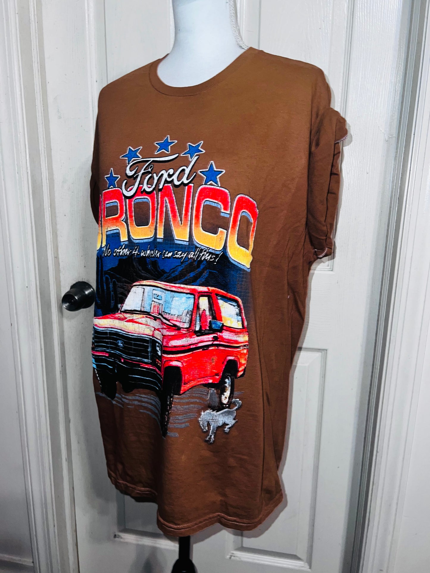 Ford Bronco Double Sided Oversized Distressed Tee