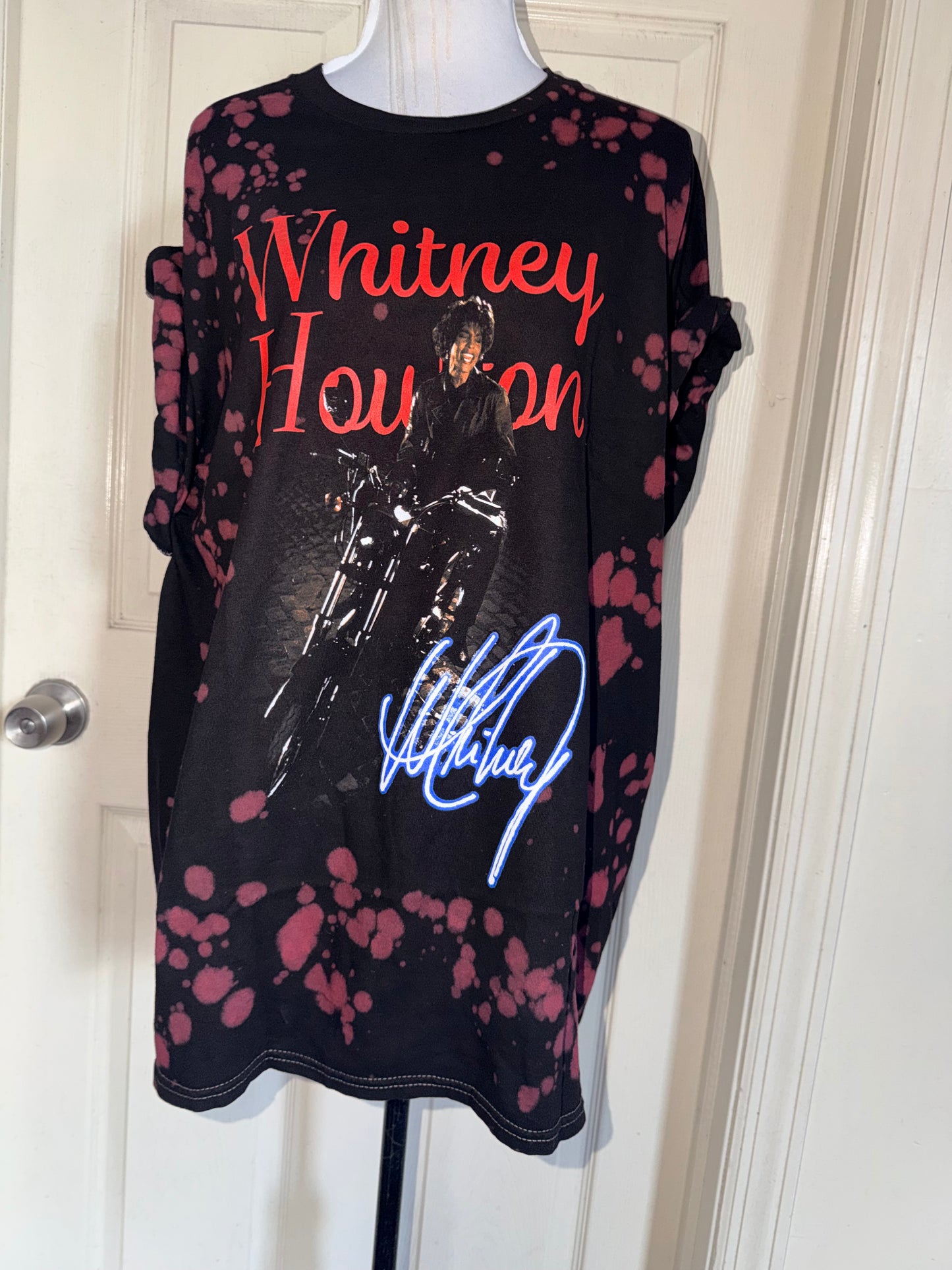 Whitney Houston Distressed Tee
