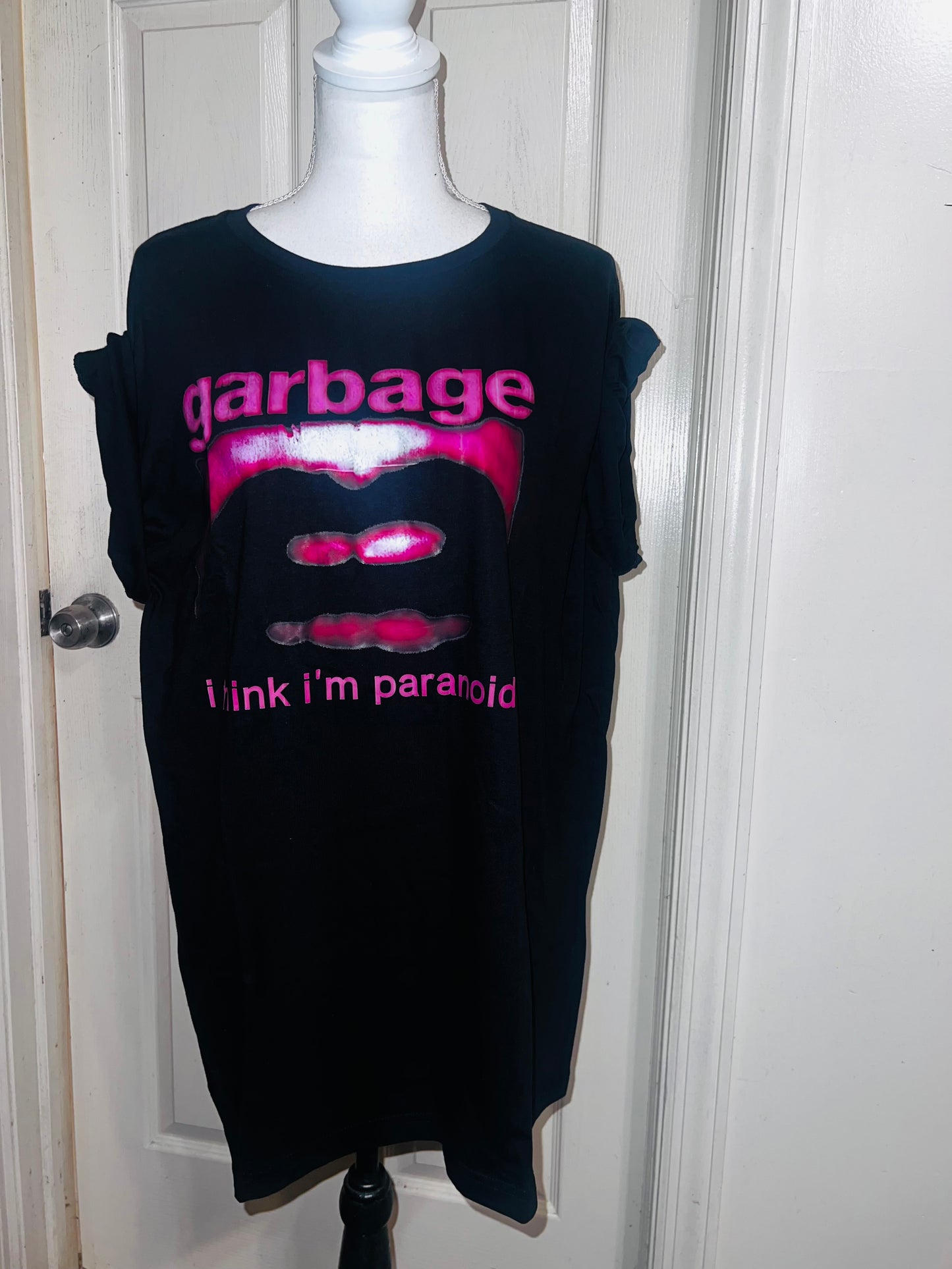 Garbage Oversized Distressed Tee