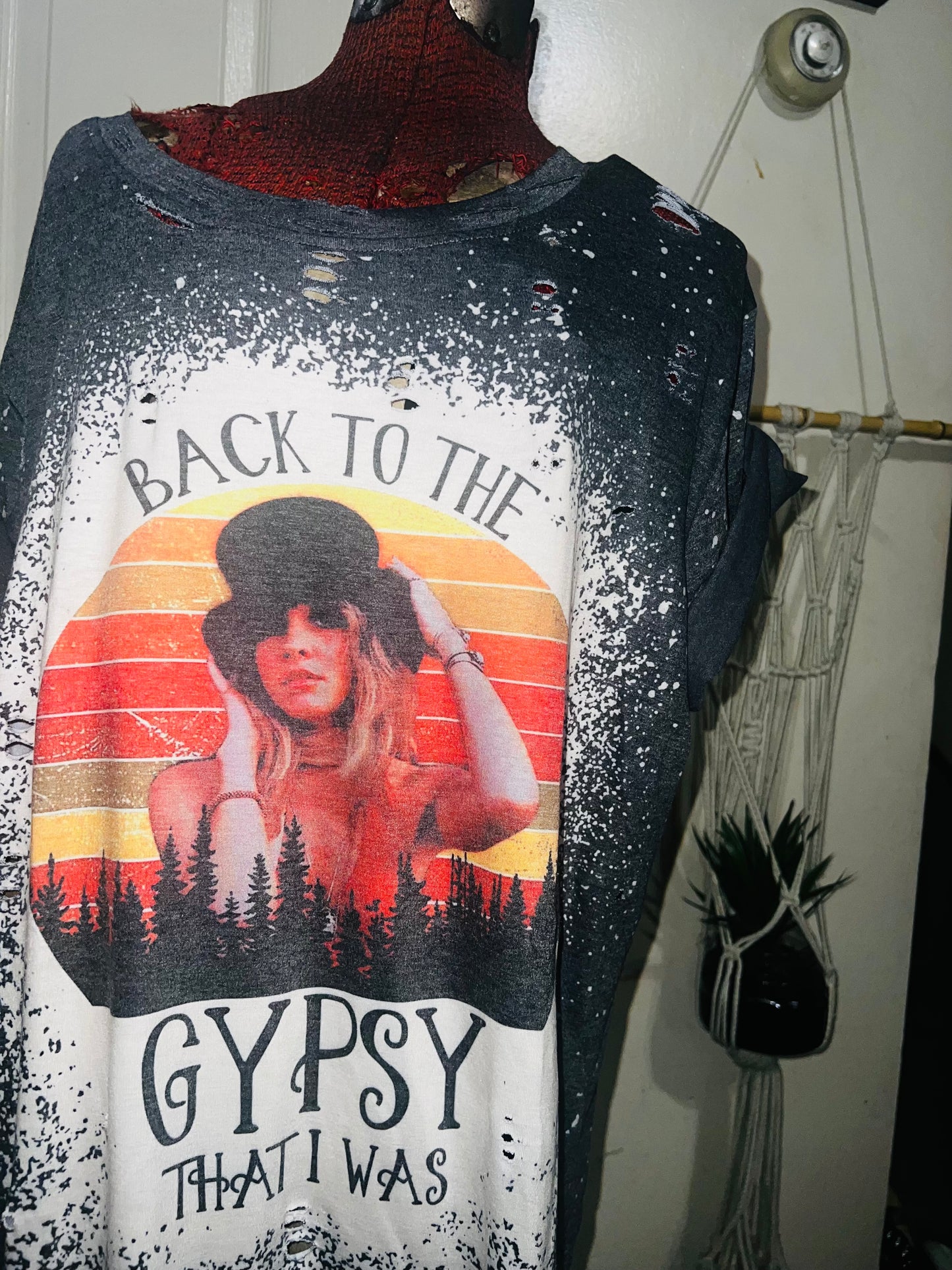 Stevie Nicks Distressed Tee