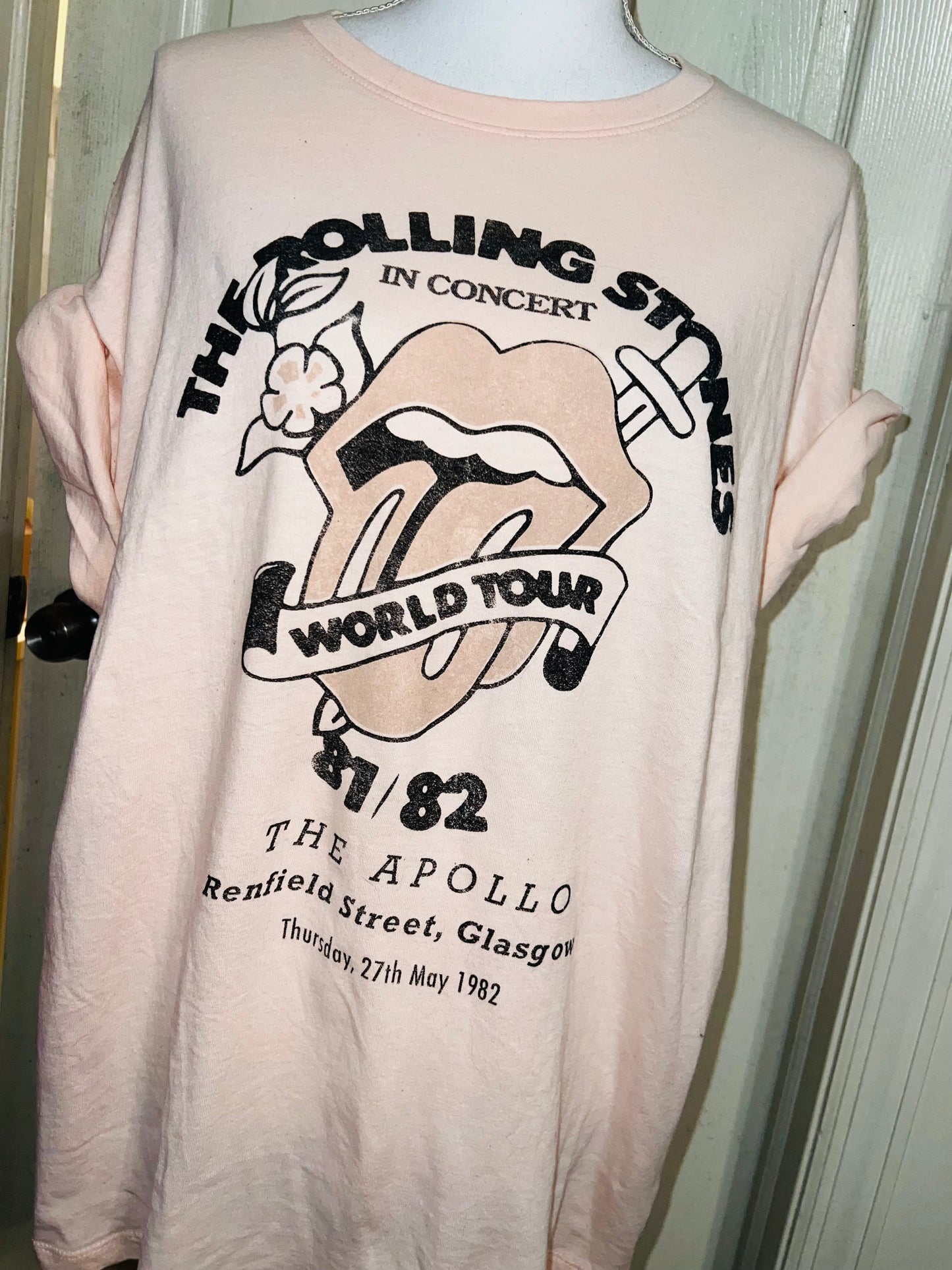 The Rolling Stones Oversized Distressed T-Shirt