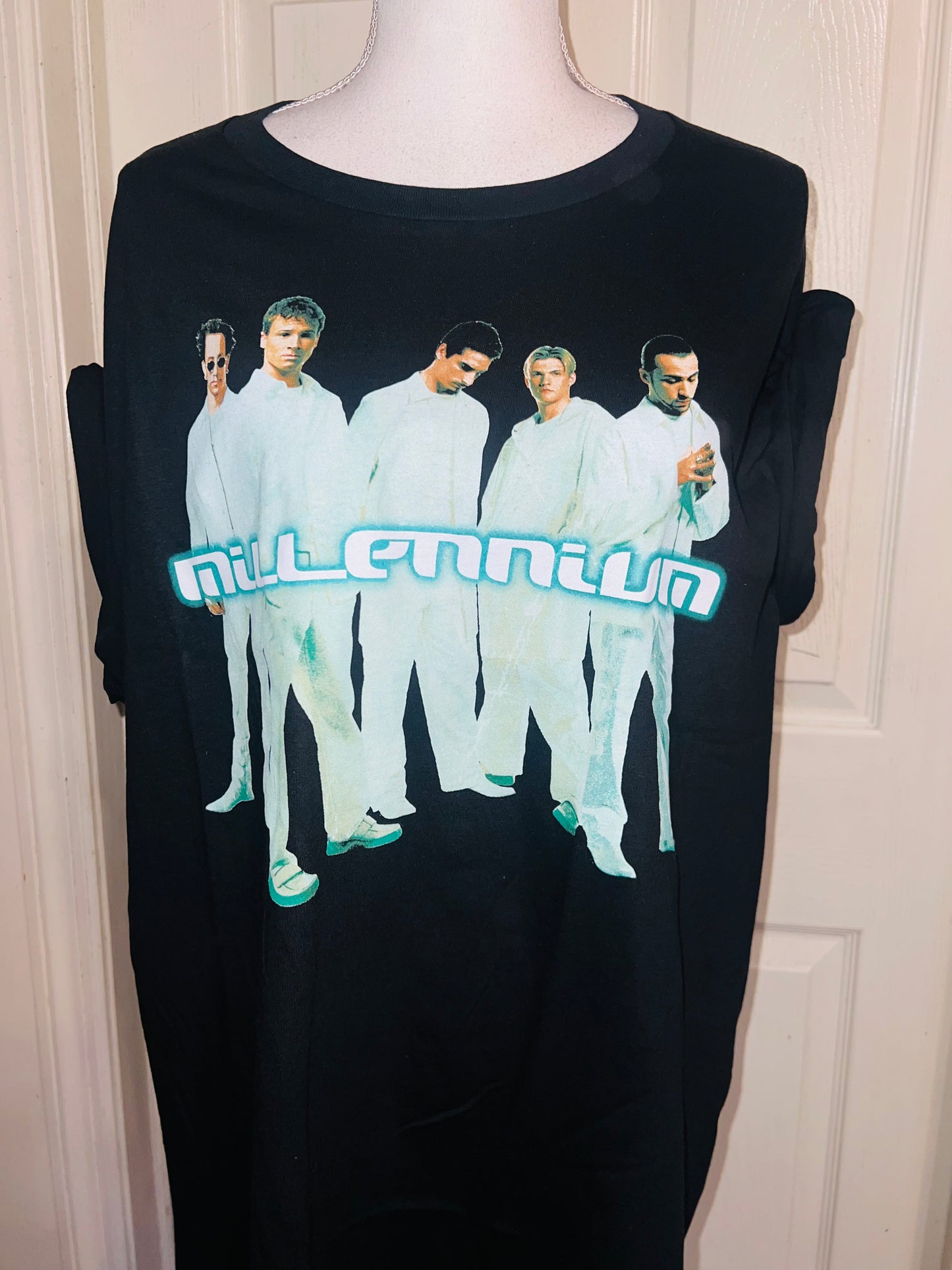 Backstreet Boys Oversized Distressed Tee