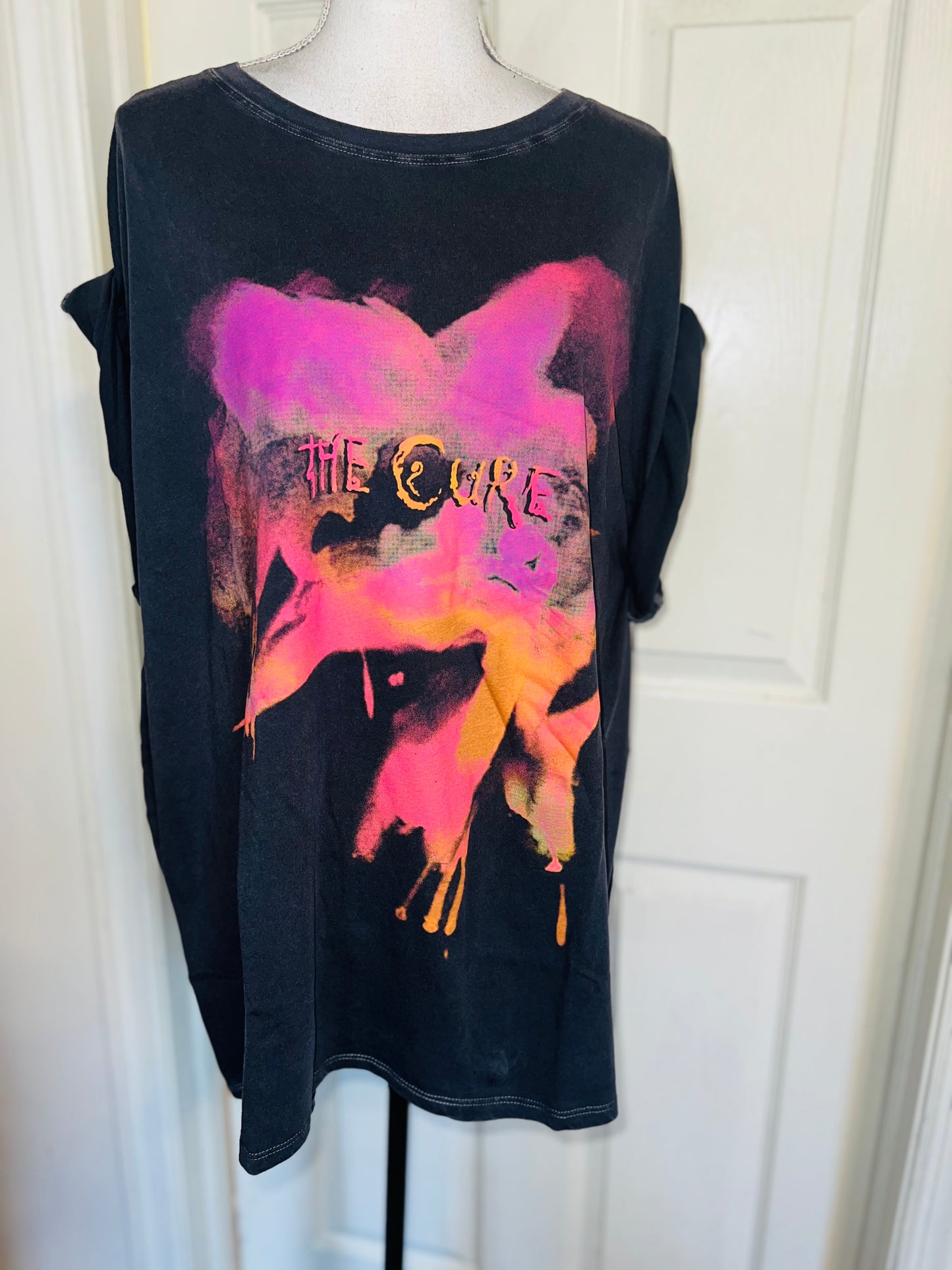 The Cure Oversized Distressed Tee