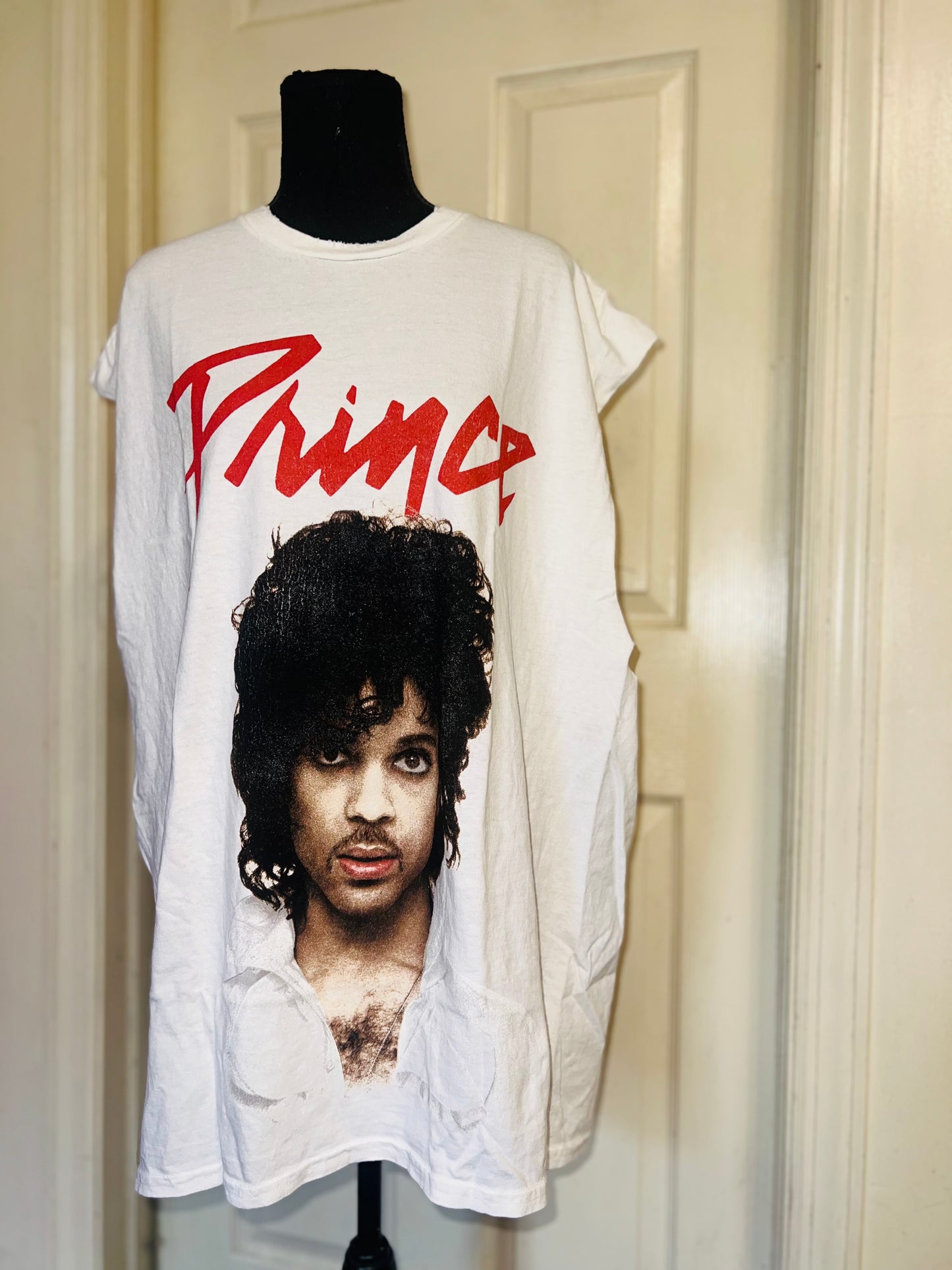 Prince Oversized Distressed Muscle Tee