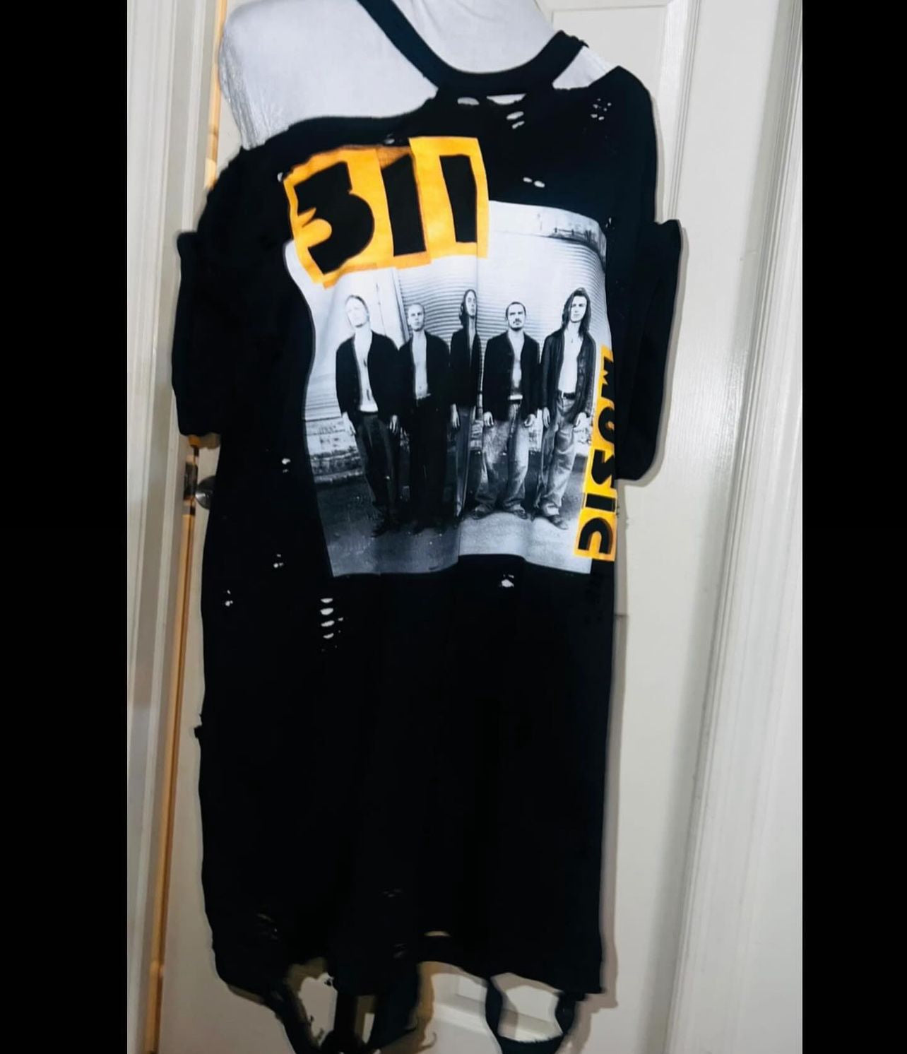 311 Oversized Double Sided Distressed Tee