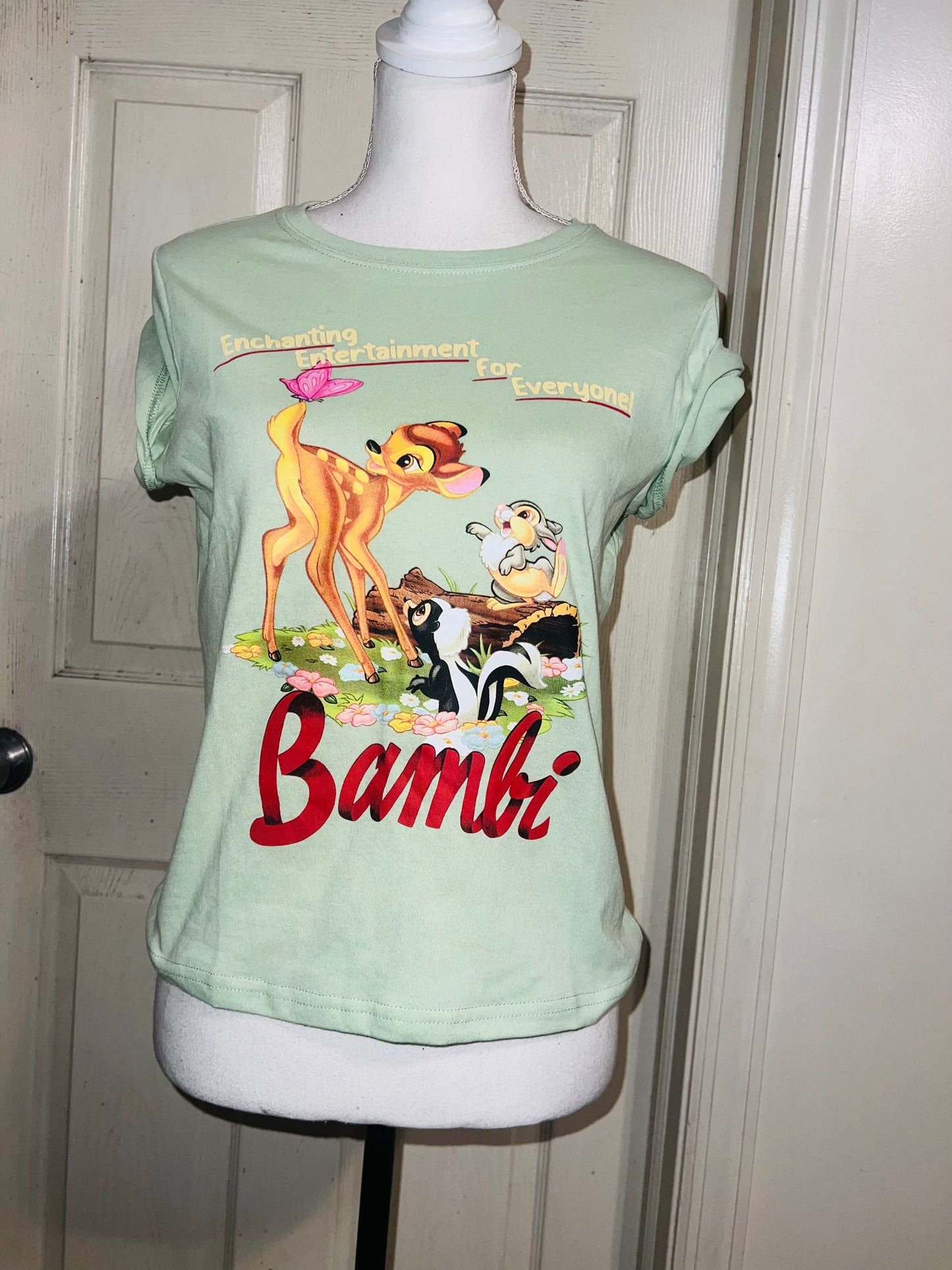 Bambi Distressed Baby Tee