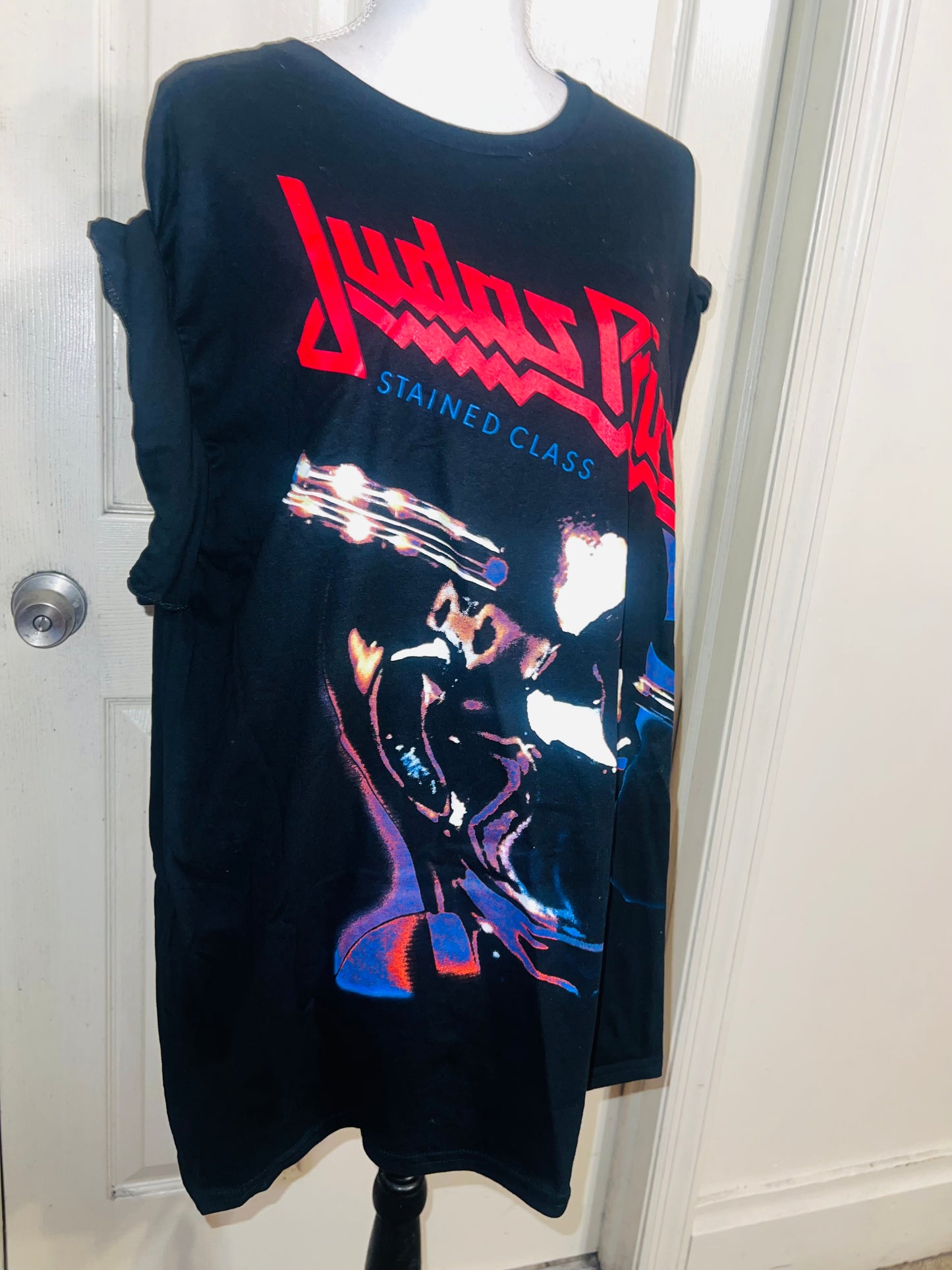 Judas Priest Oversized Distressed Tee