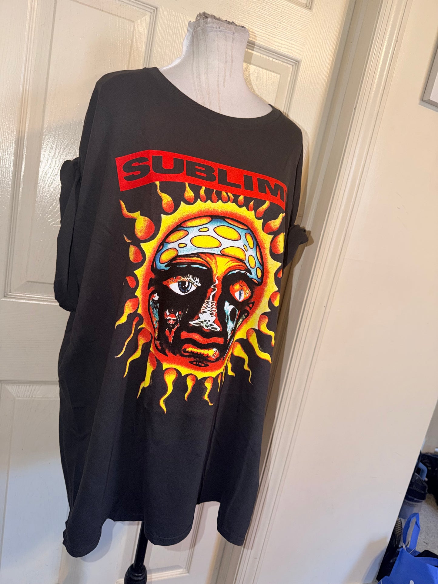 Sublime Double Sided Oversized Distressed Tee