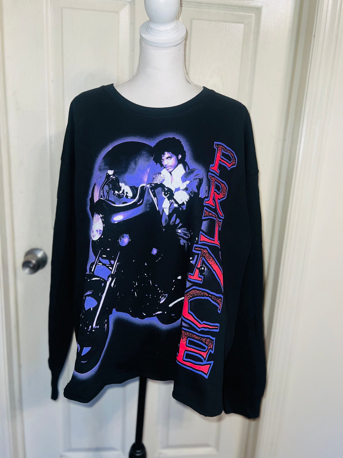 Prince Oversized Distressed Sweatshirt