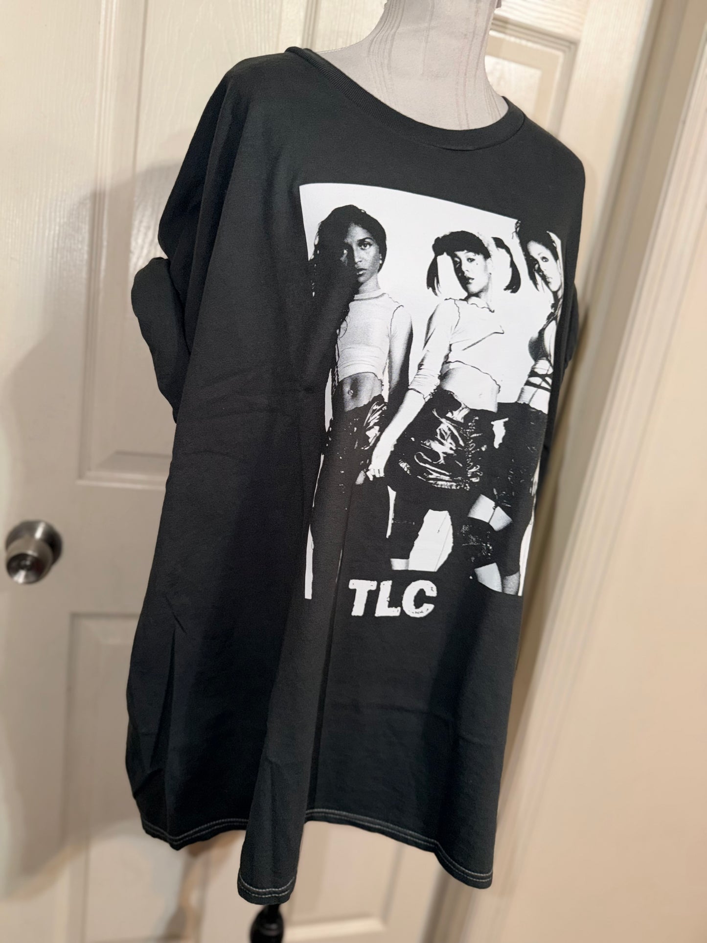 TLC Oversized Distressed Tee
