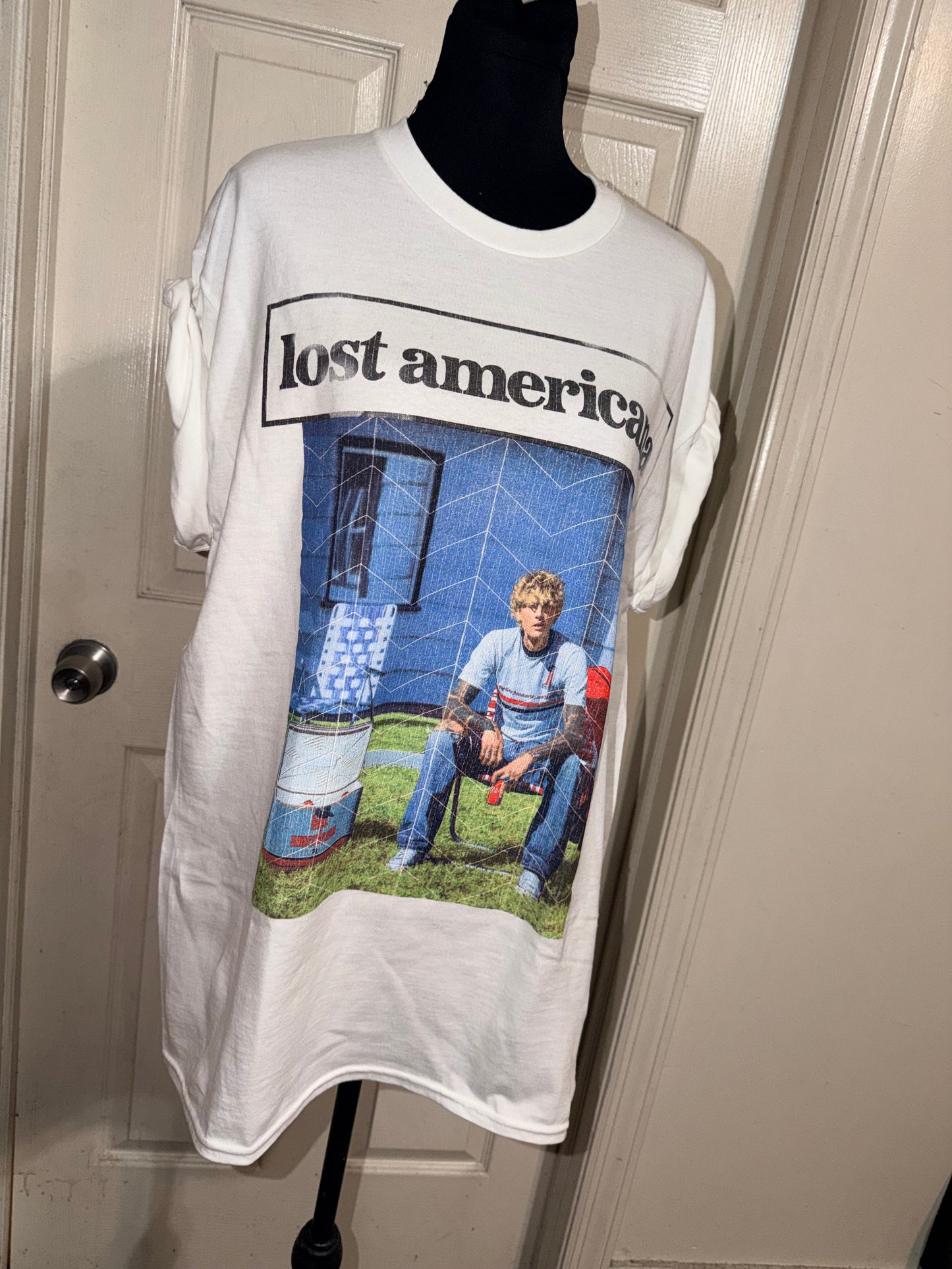 Machine Gun Kelly Oversized Distressed Tee