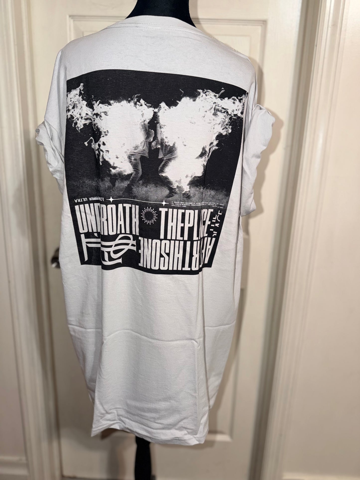 Underoath Double Sided Oversized Distressed Tee