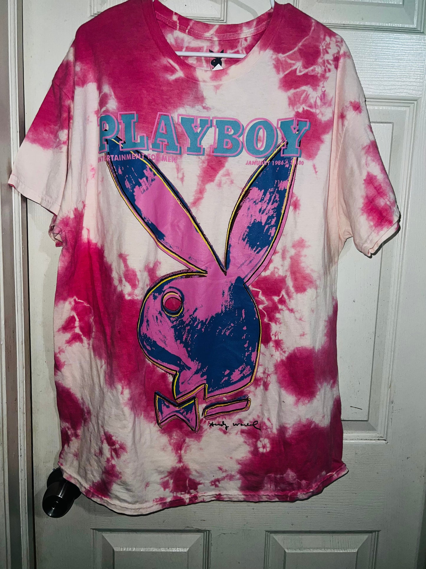 Playboy Andy Warhol Tie Dye Oversized Tee