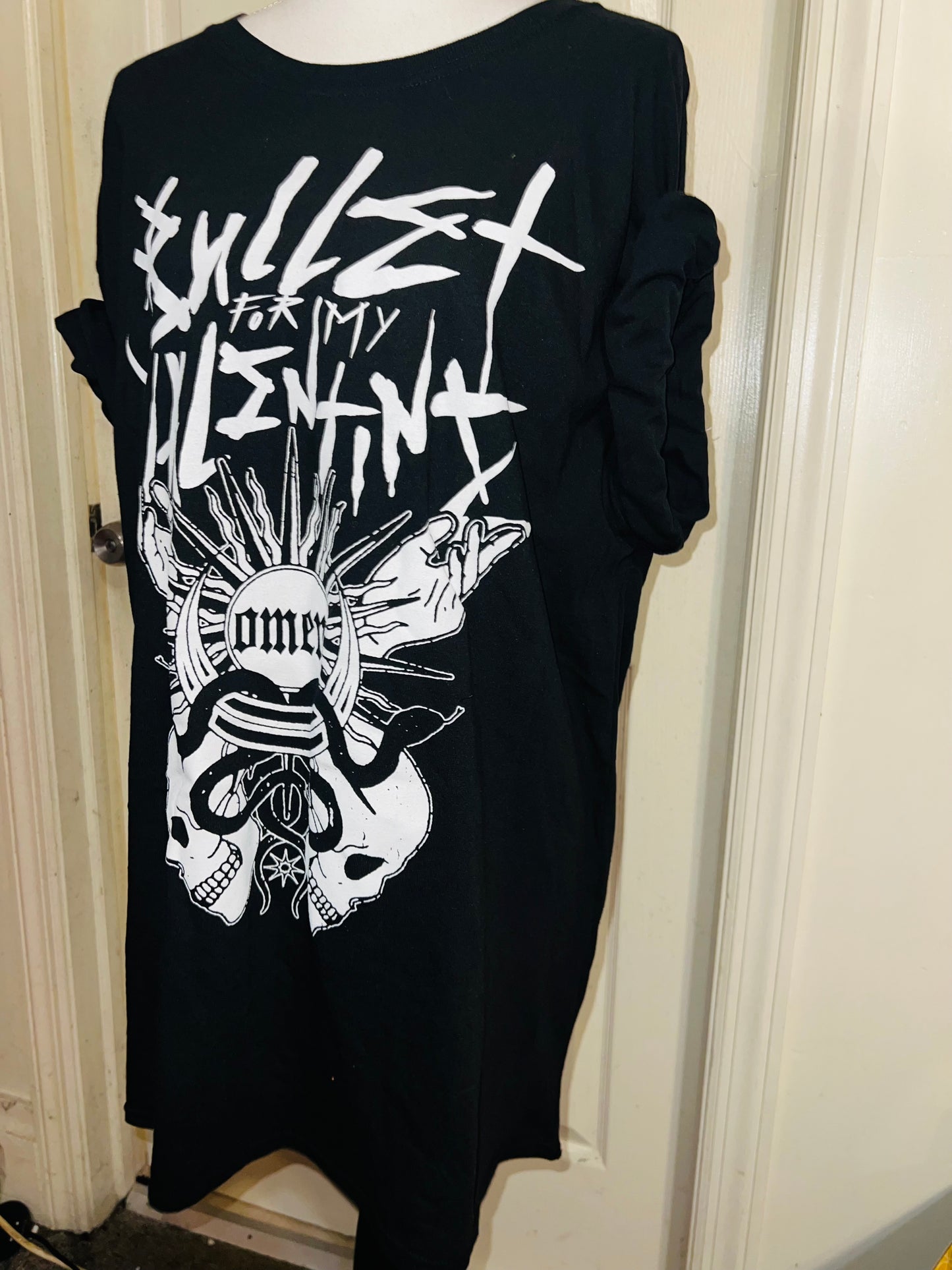 Bullet for my Valentine Oversized Distressed Tee