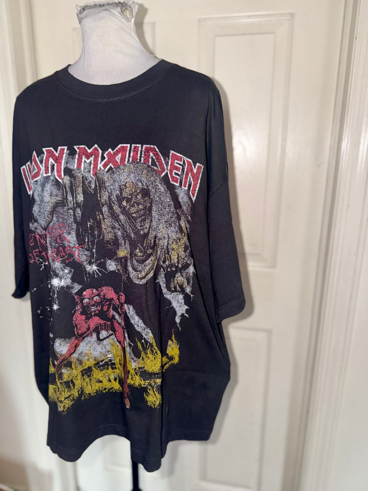 Iron Maiden Double Sided Oversized Tee