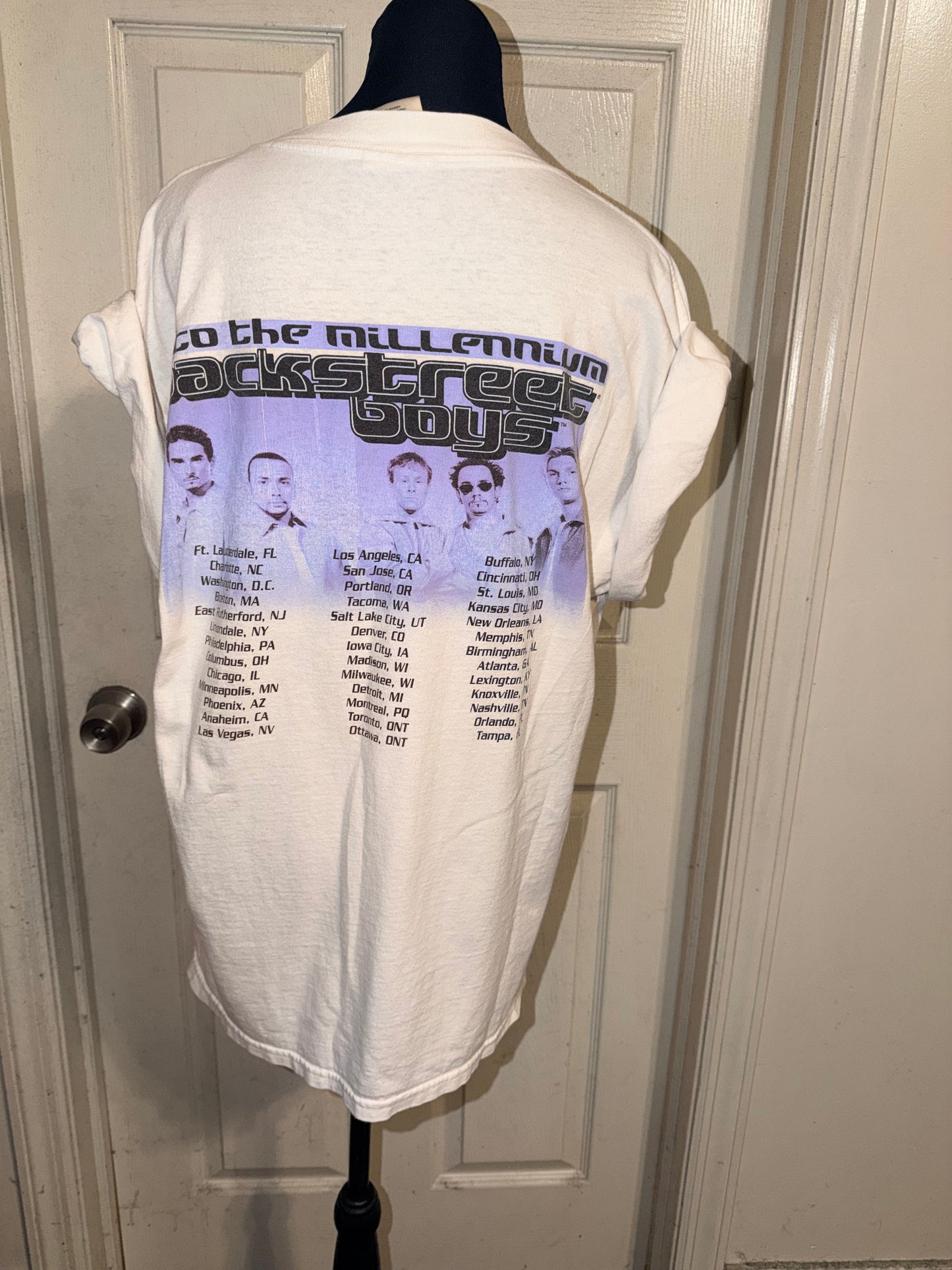 Backstreet Boys Vintage Double Sided Distressed Tee