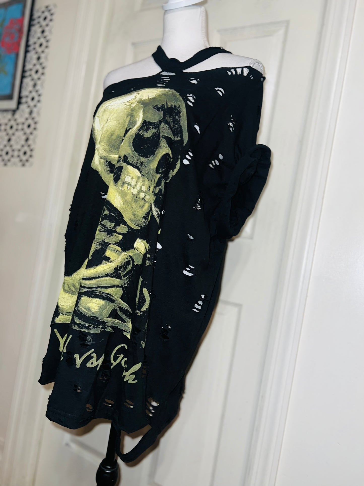 Vincent Van Gogh Oversized Distresed Tee (read description)