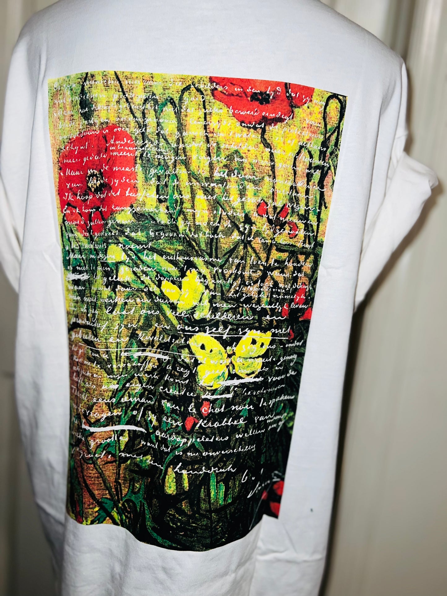Vincent Van Gogh Double Sided Distressed Tee