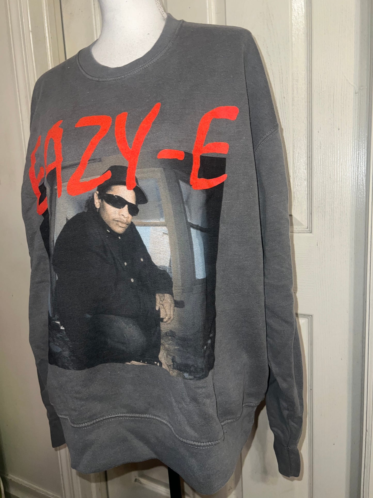 Eazy-E Oversized Distressed Sweatshirt