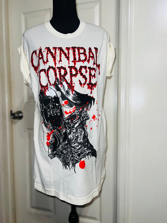 Cannibal Corpse Oversized Distressed Tee