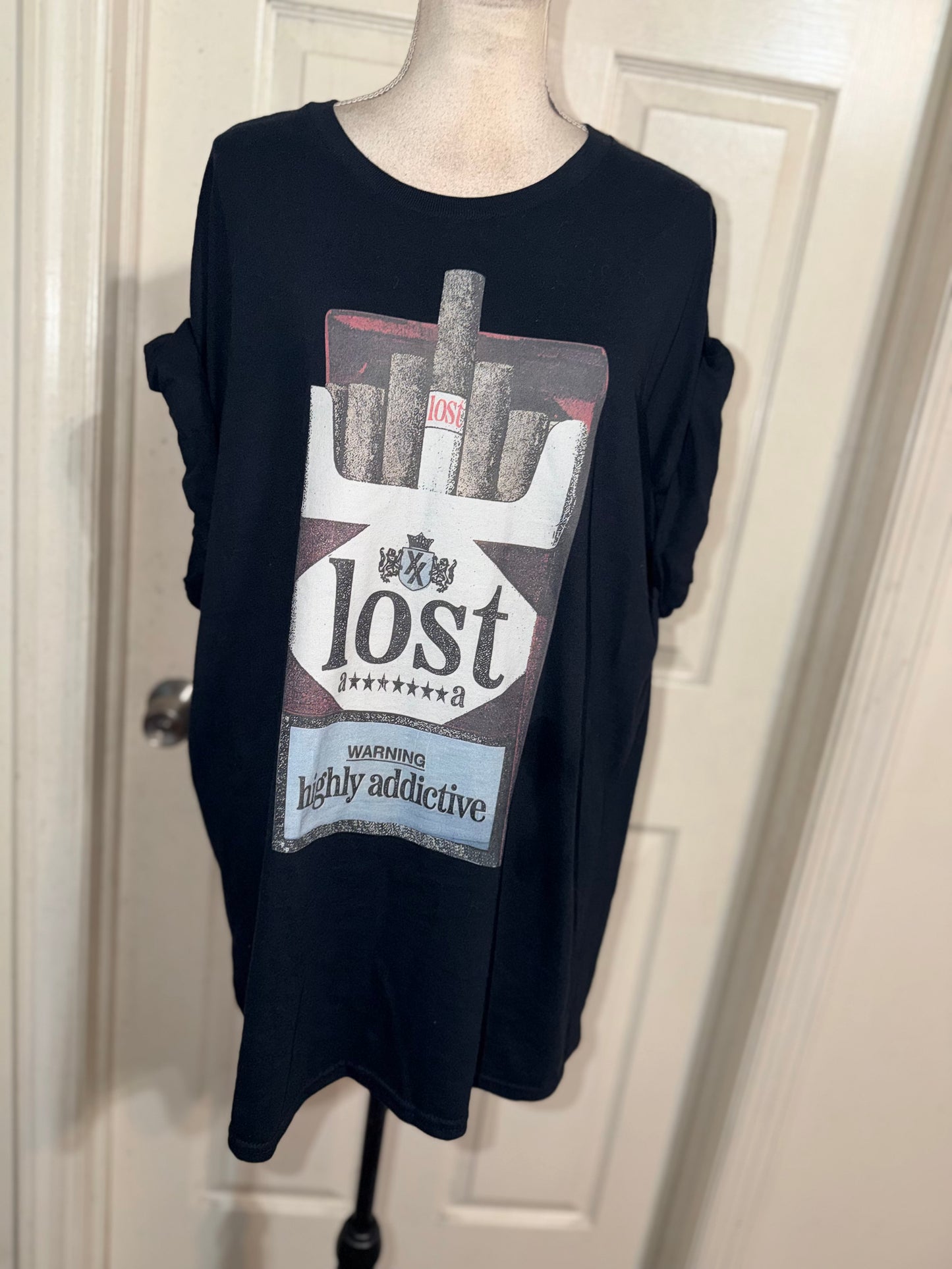 Machine Gun Kelly Double Sided Oversized Distressed Tee