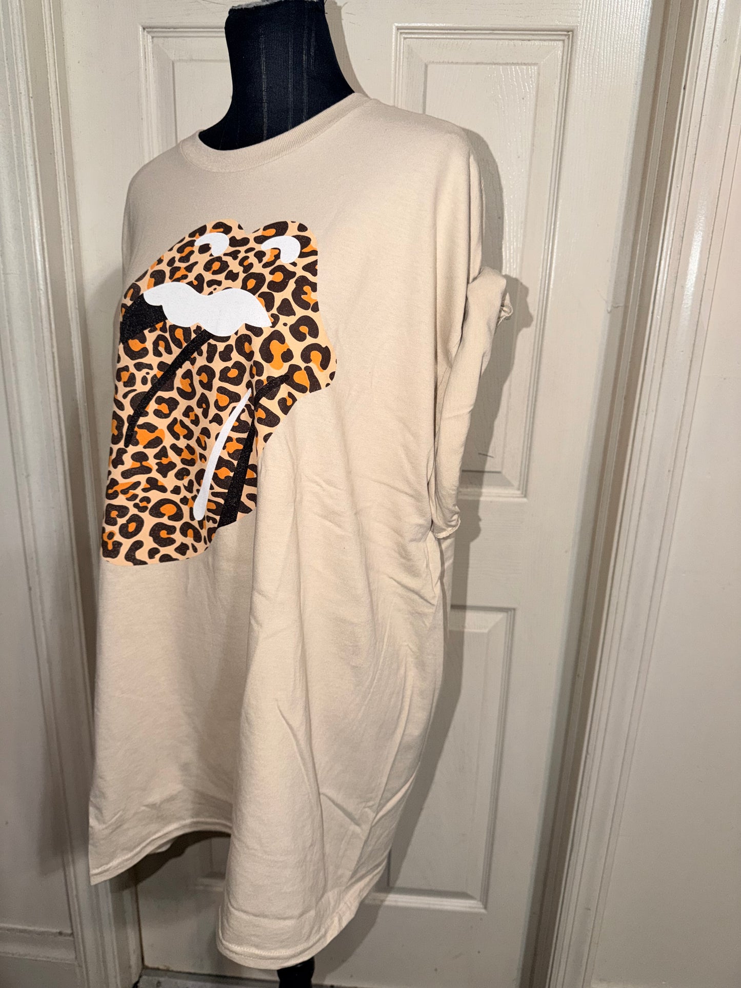 The Rolling Stones Oversized Distressed Tee