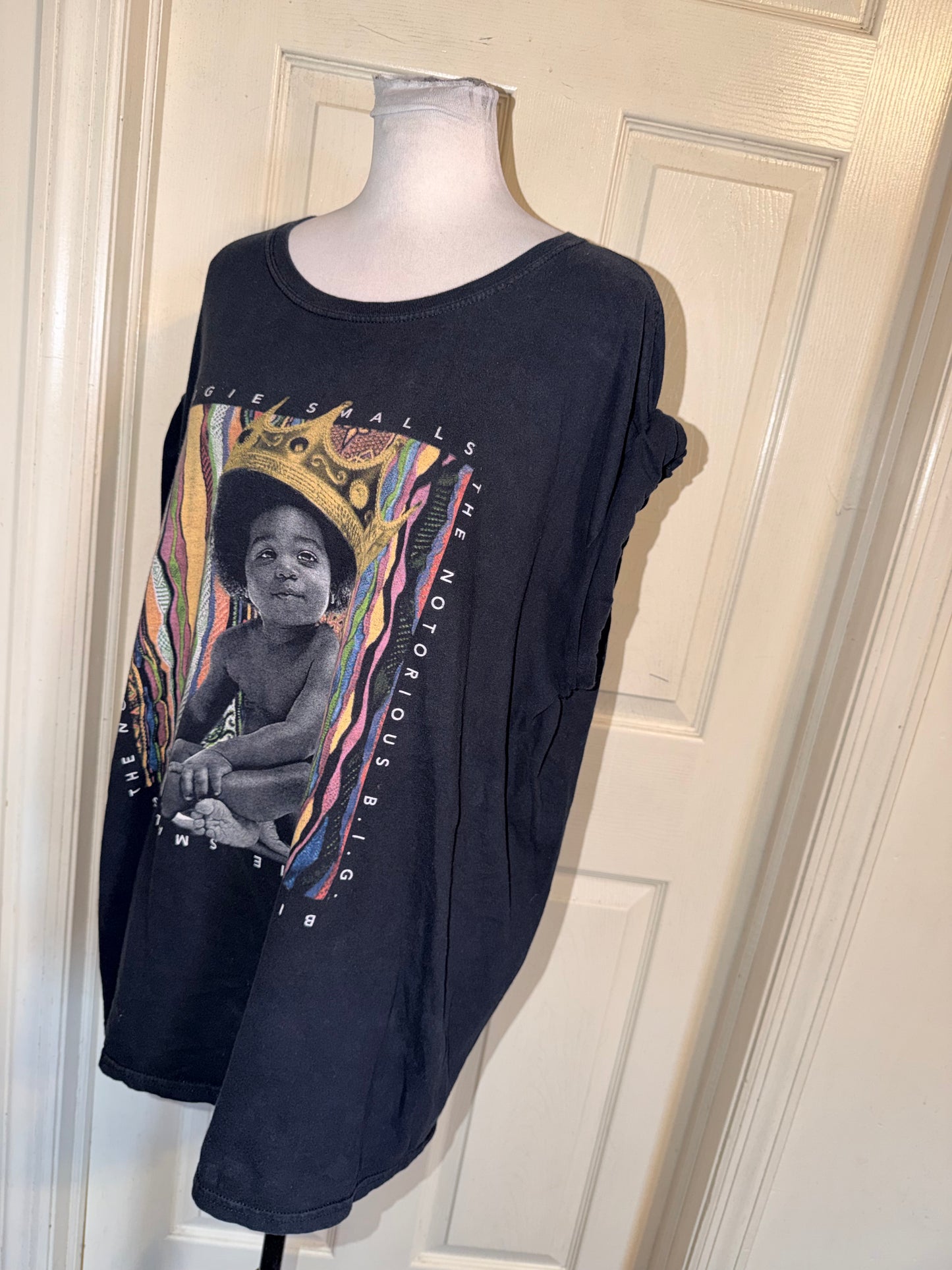 Notorious BIG Oversized Distressed Tee