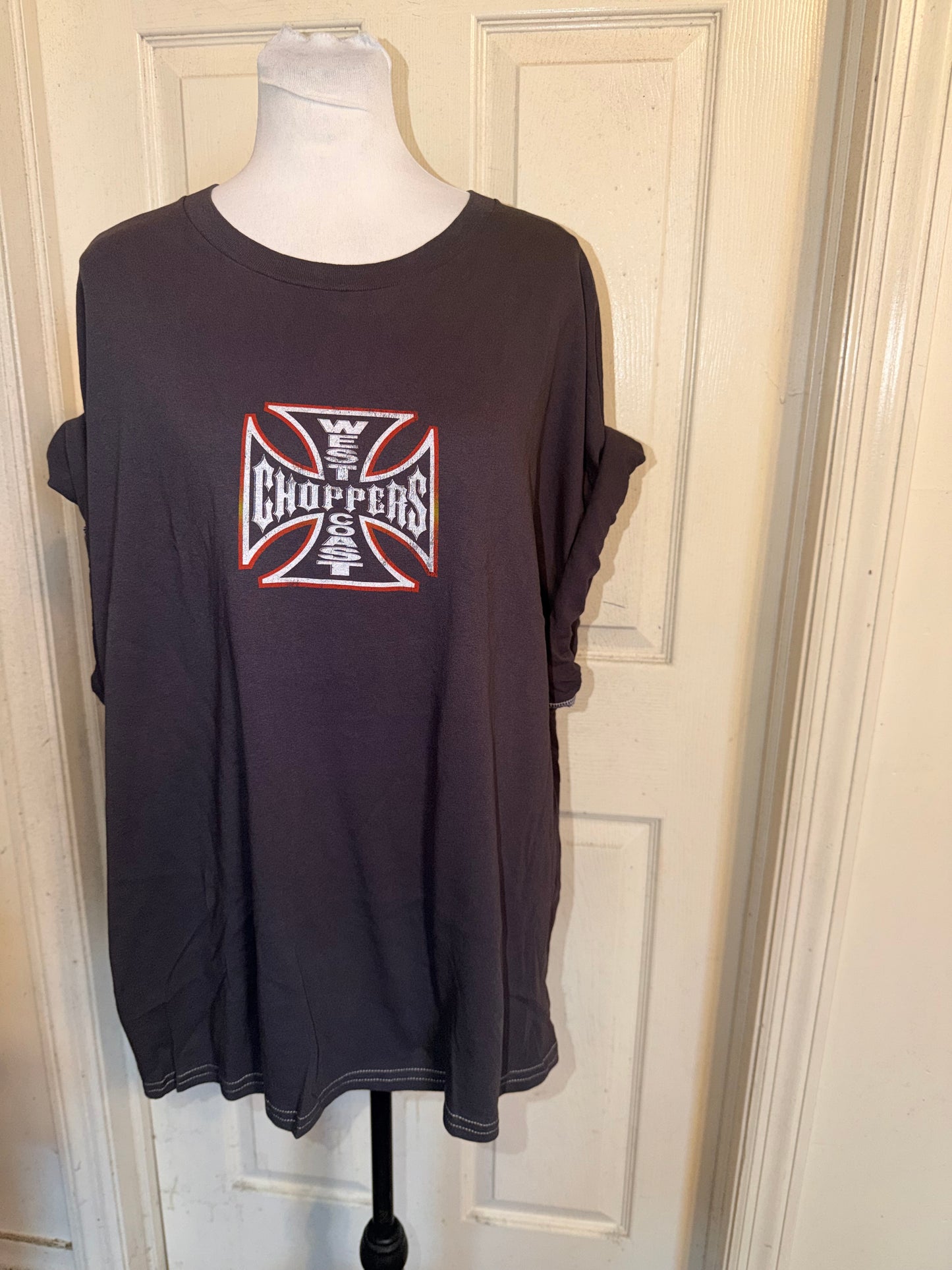 West Coast Choppers Double Sided Oversized Distressed Tre
