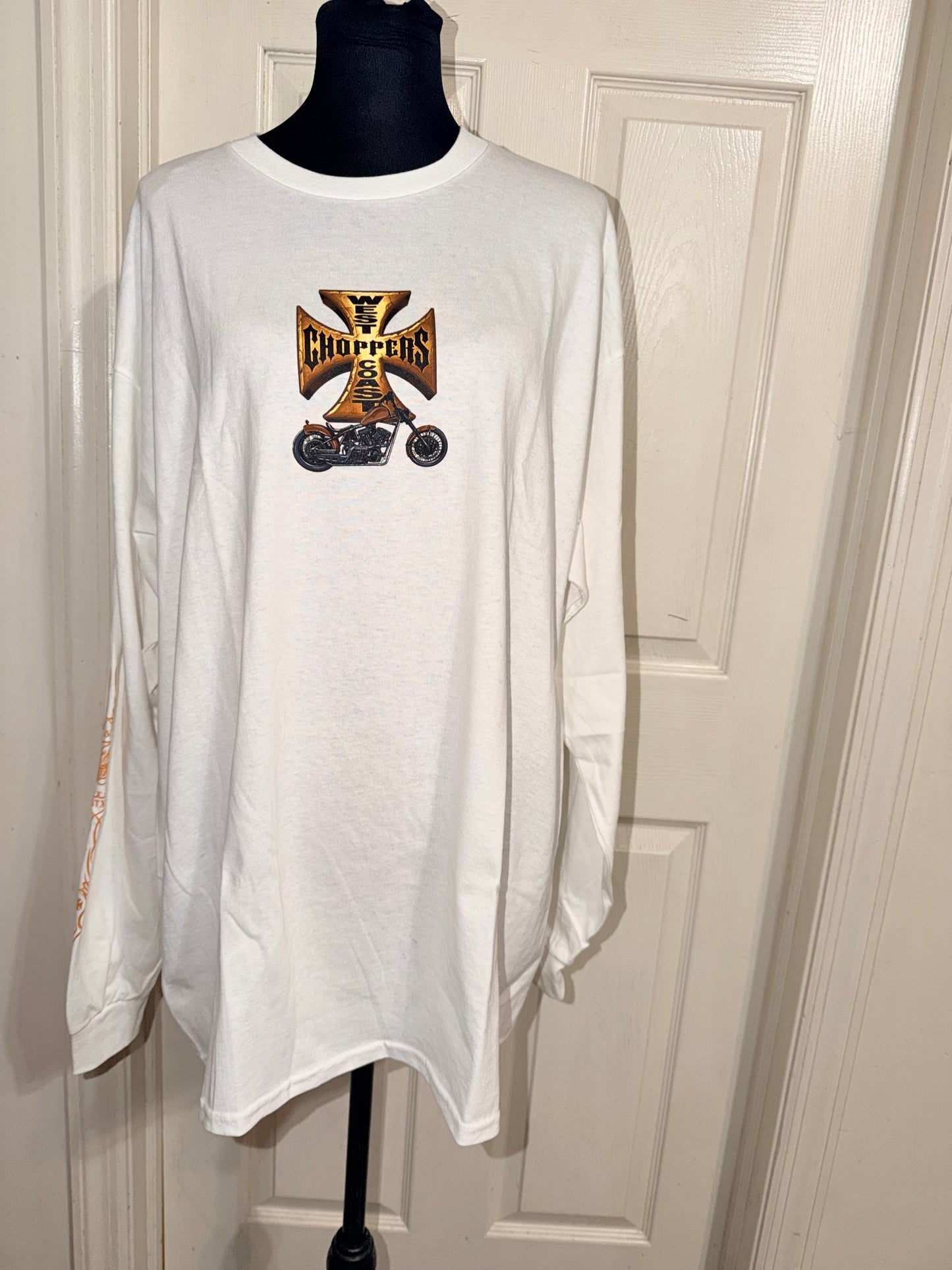 West Coast Choppers Double Sided Oversized Long Sleeve Tee