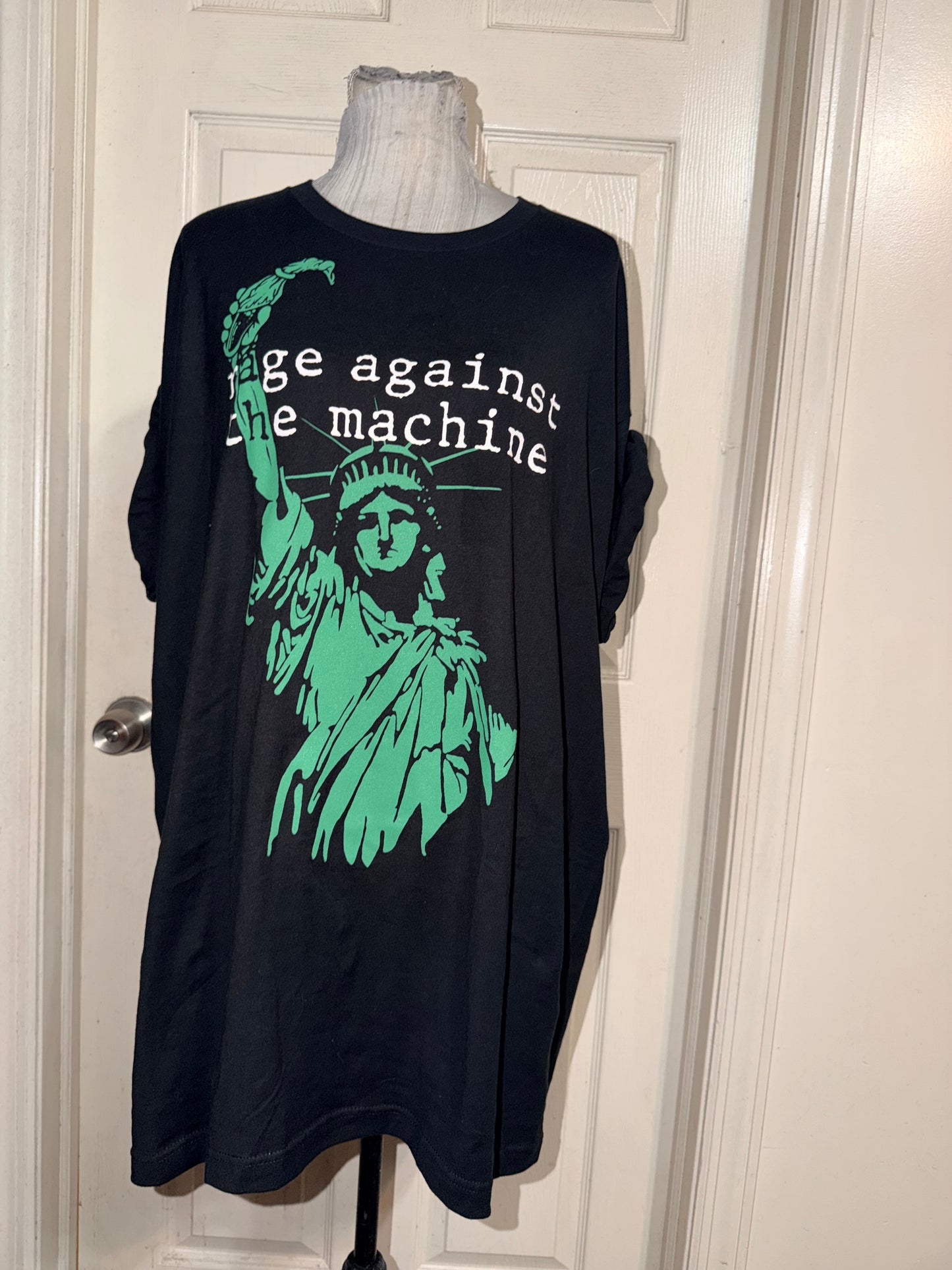 Rage Against the Machine Oversized Distressed Tee